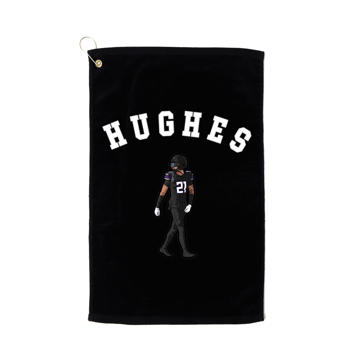 Golf Towel — Shirsey Arch in Black