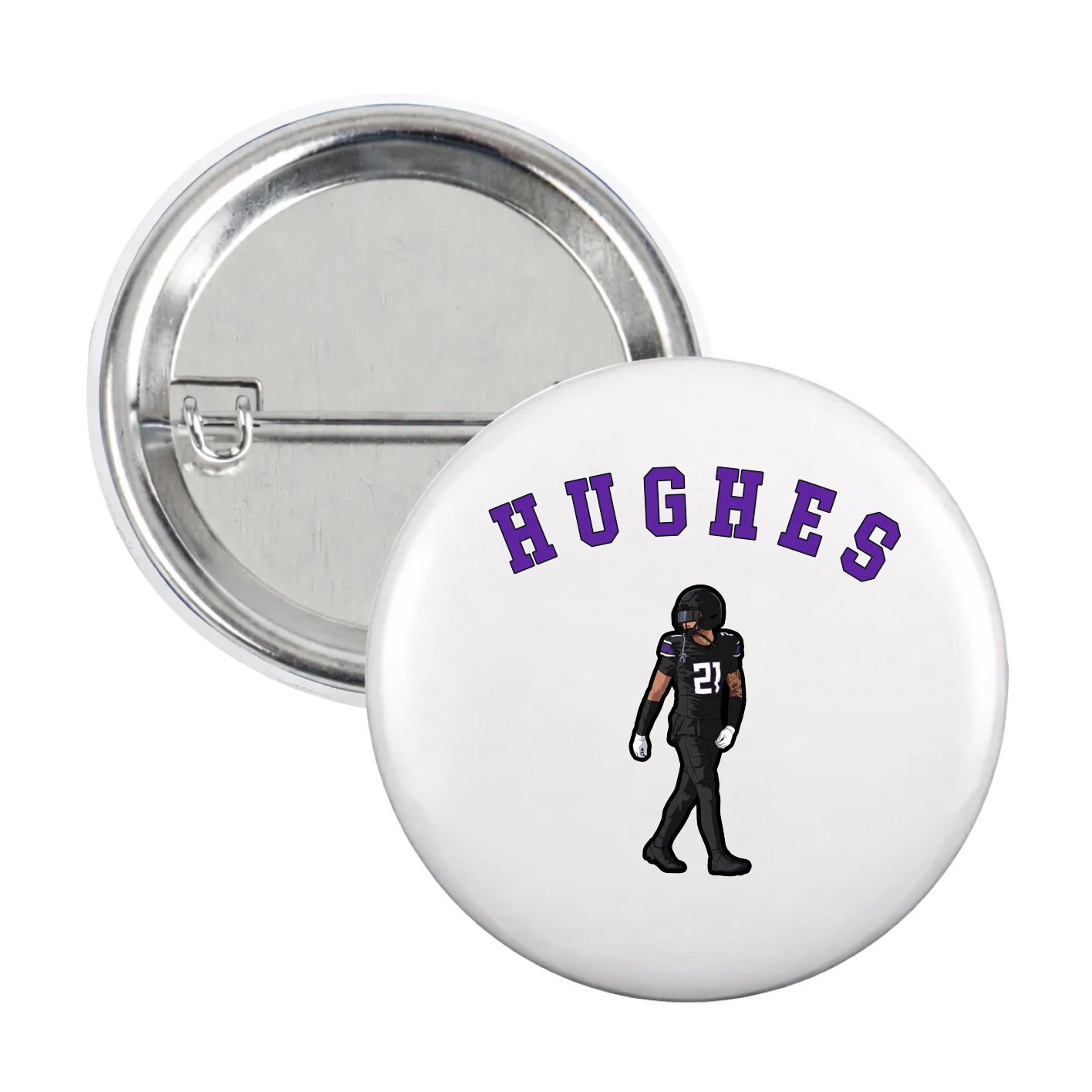 Game Day Button — Shirsey Arch in White