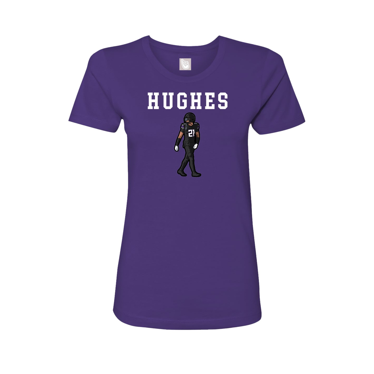 Fitted Women's Tee — Shirsey in Purple