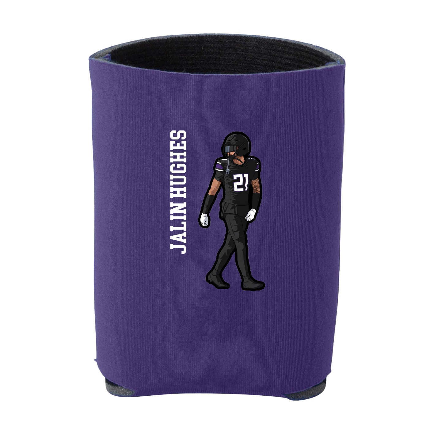 Can Holder — Name Vertical in Purple