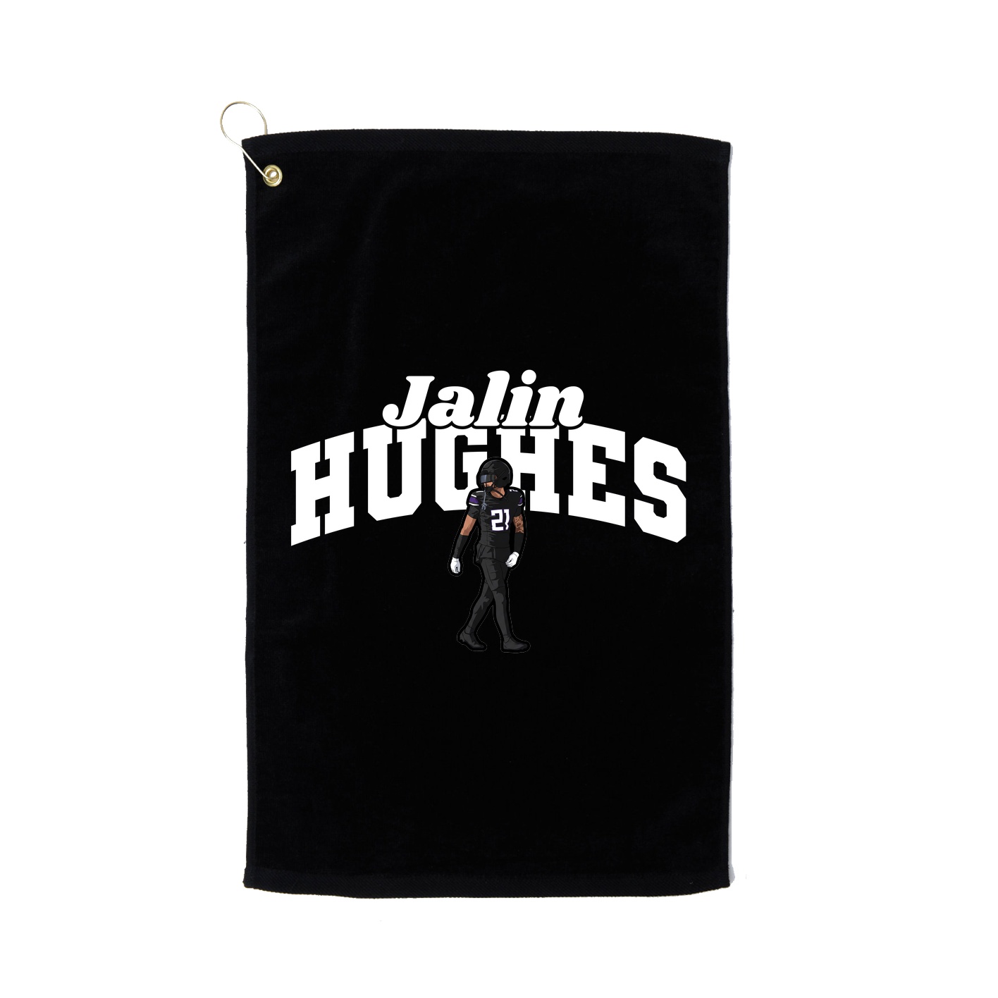 Golf Towel — Signature Arch in Black