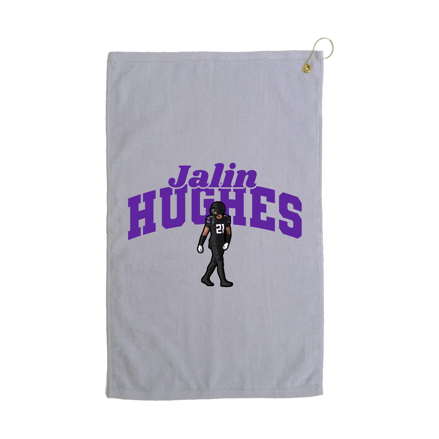 Golf Towel — Signature Arch in Grey