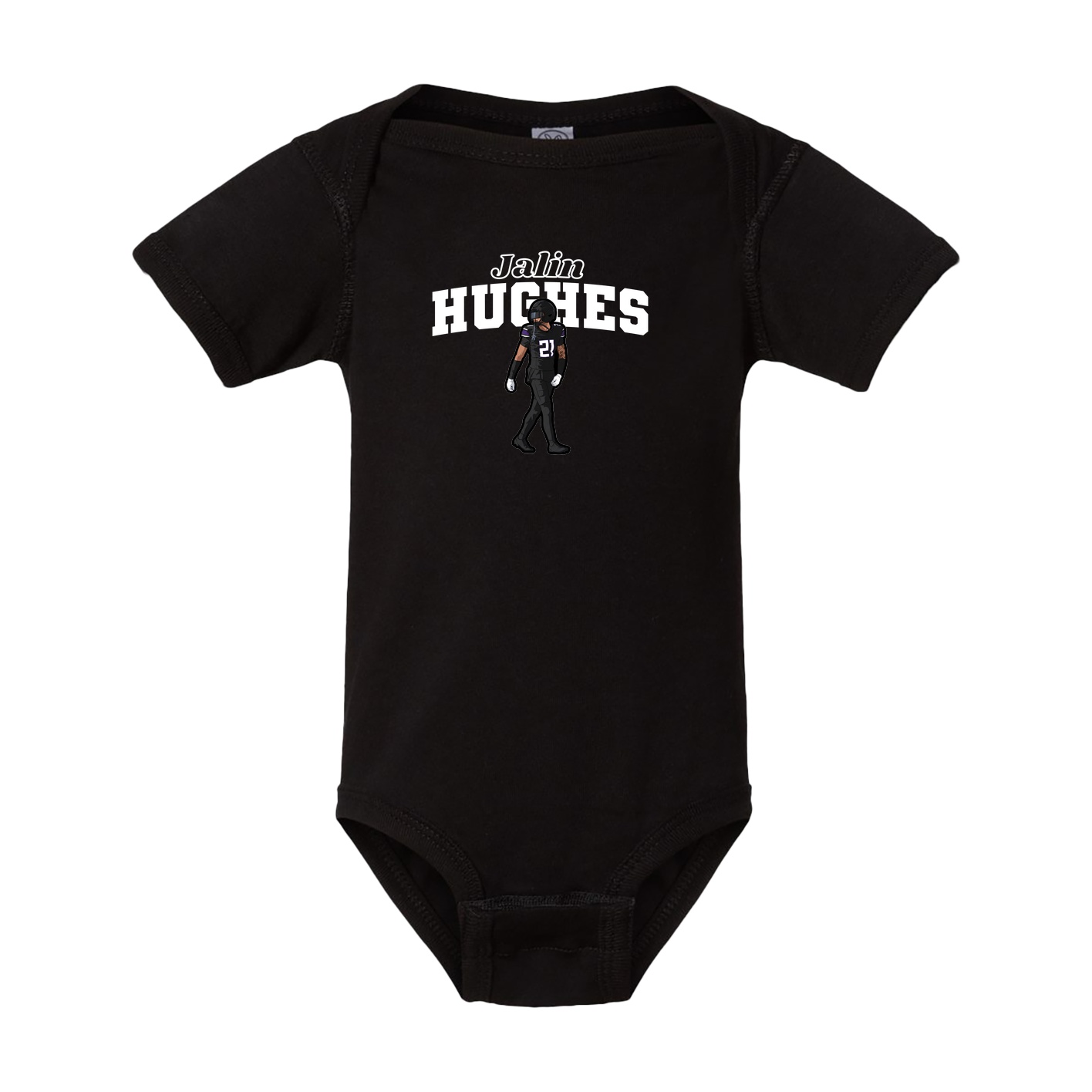 Baby Onesie — Name Arch in Black