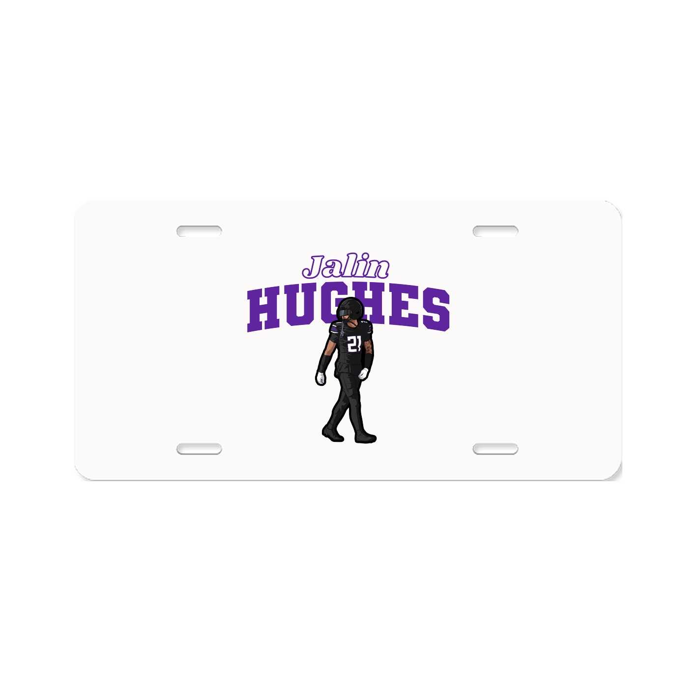 License Plate — Name Arch in Classic