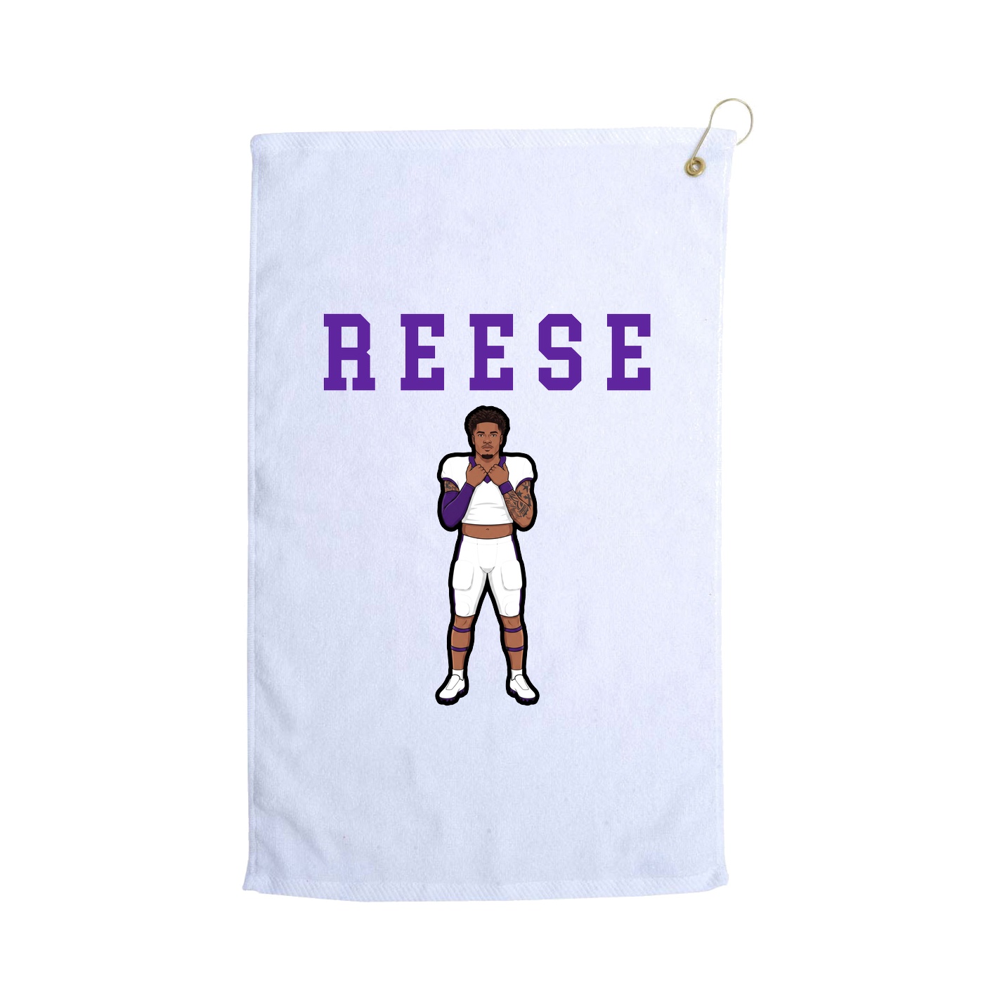 Golf Towel — Shirsey in White