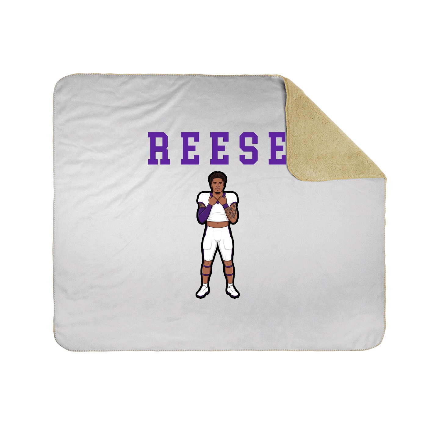 Throw Blanket — Shirsey in White