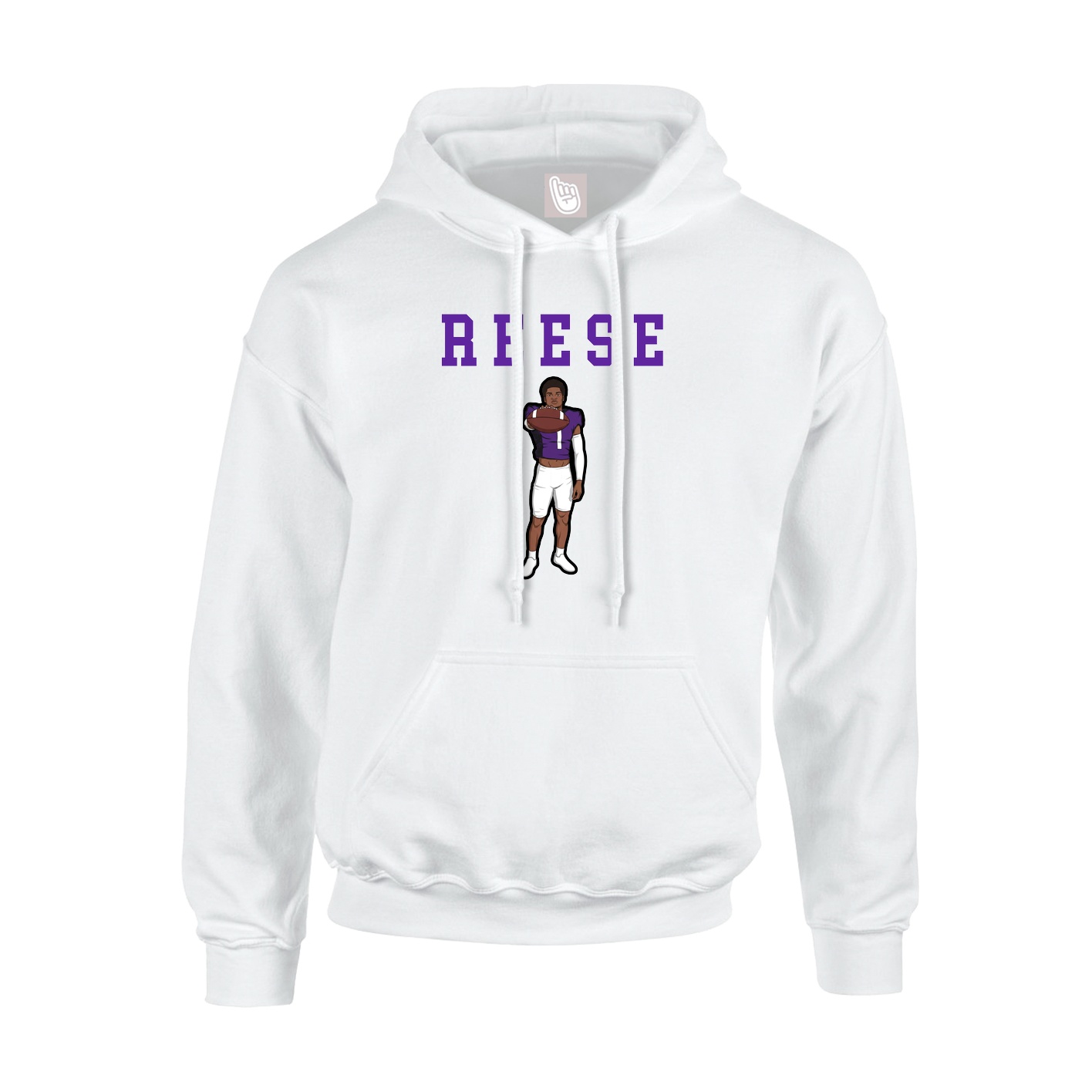 Hoodie — Shirsey in White