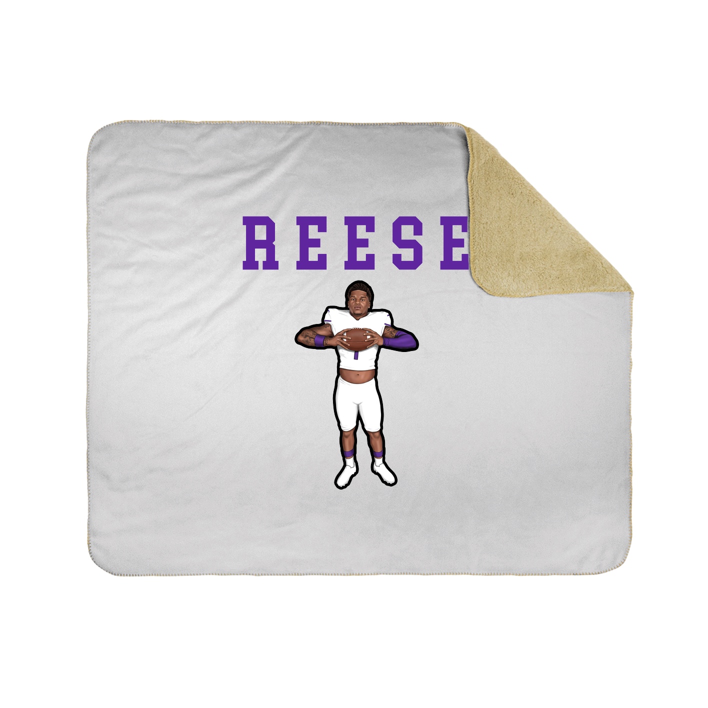 Throw Blanket — Shirsey in White