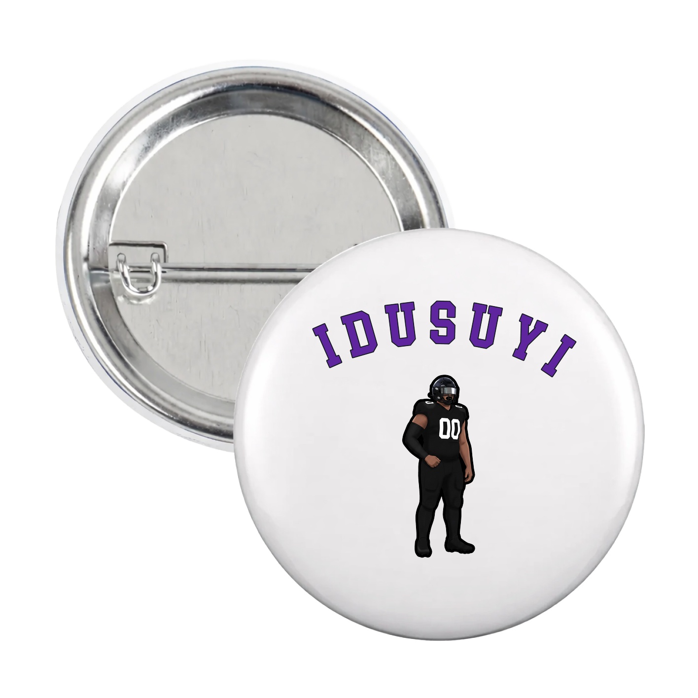 Game Day Button — Shirsey Arch in White