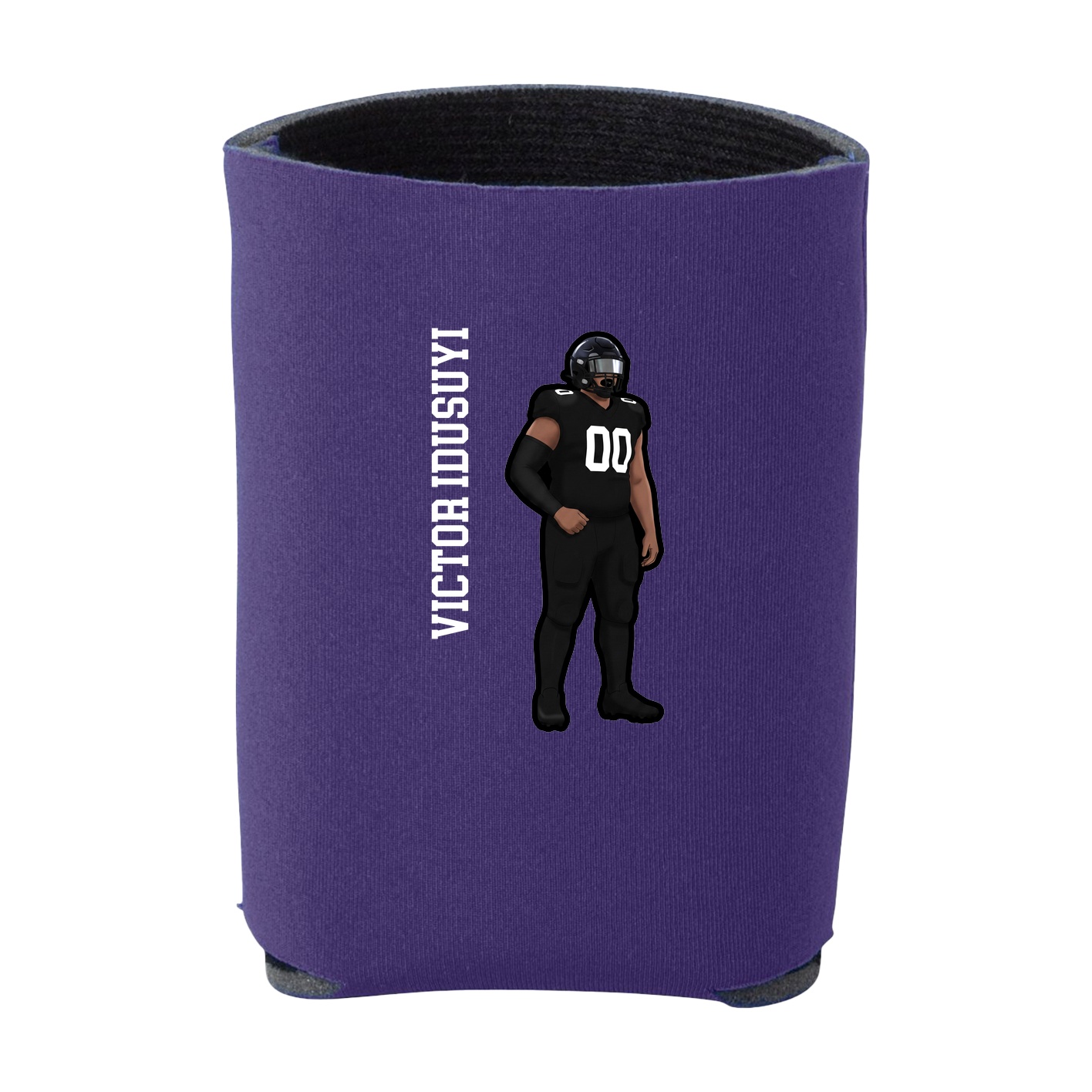 Can Holder — Name Vertical in Purple