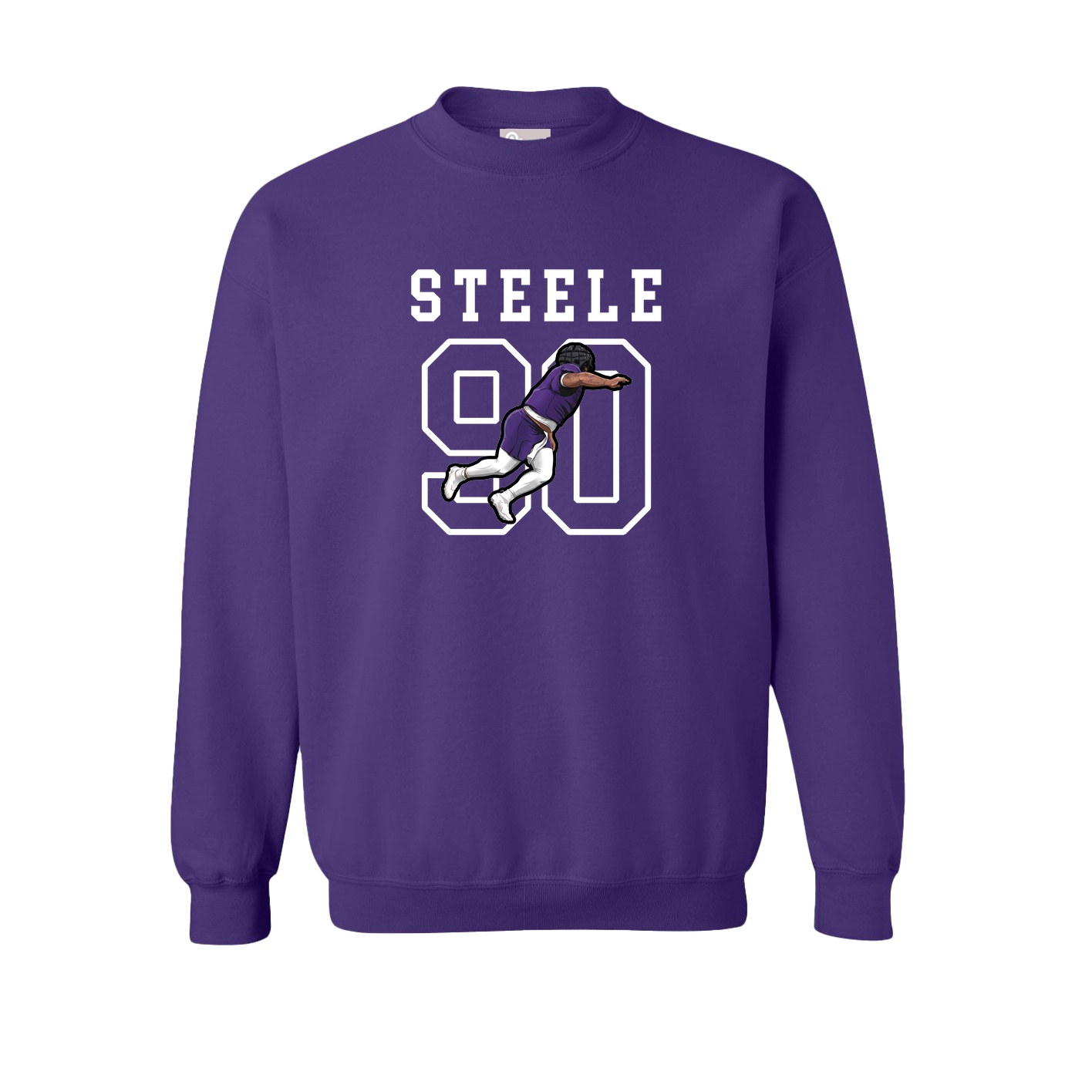 Fleece Crew — Shirsey in Purple