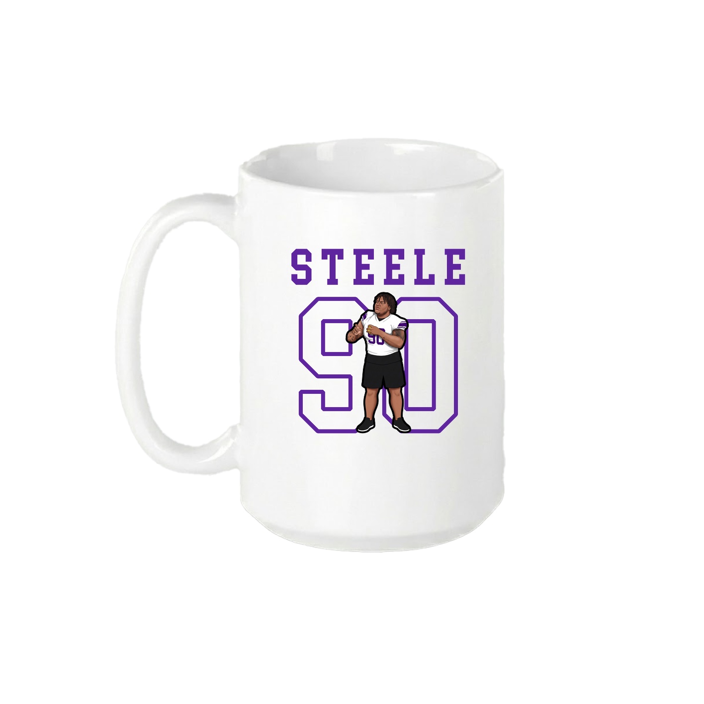 15oz Coffee Mug — Shirsey in White