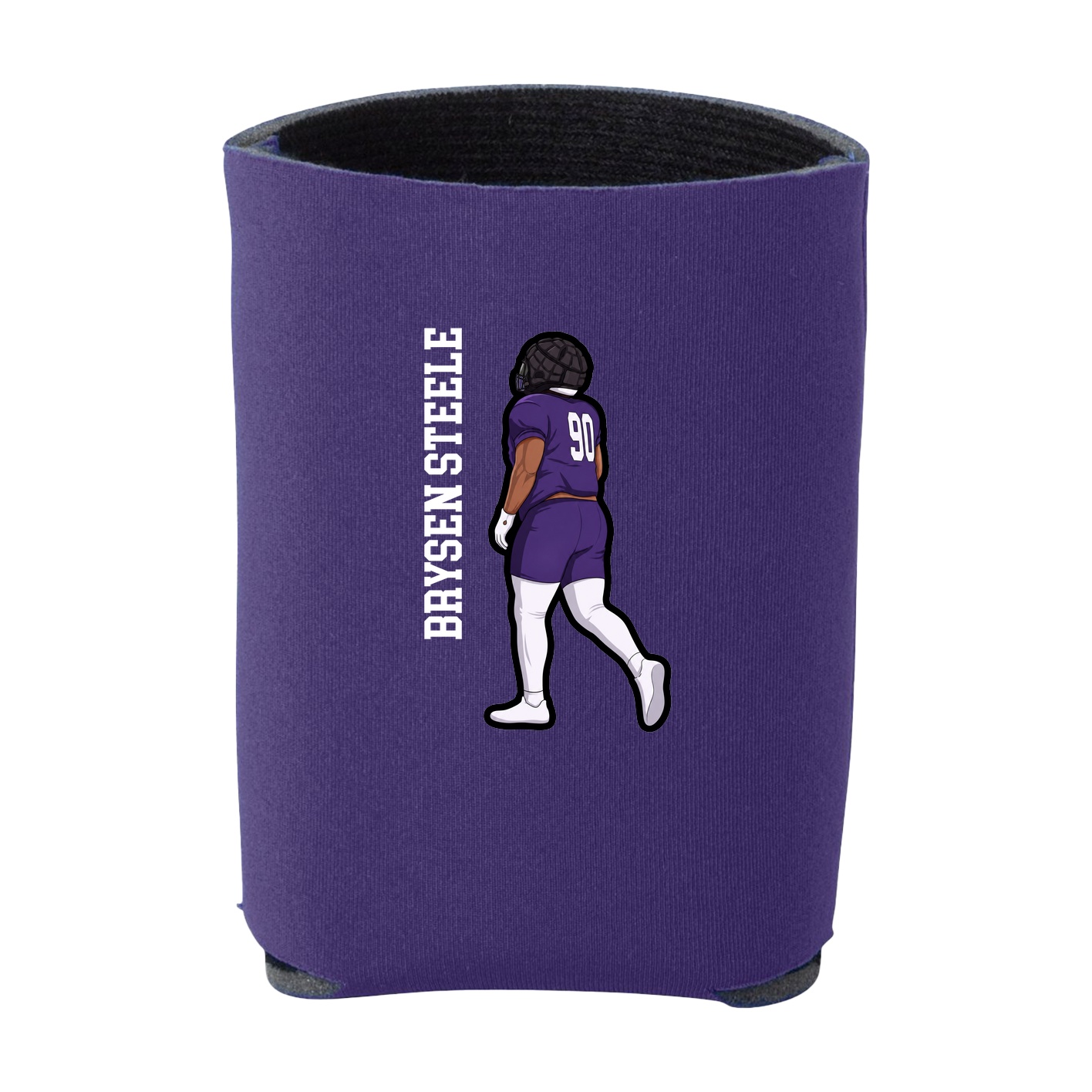 Can Holder — Name Vertical in Purple