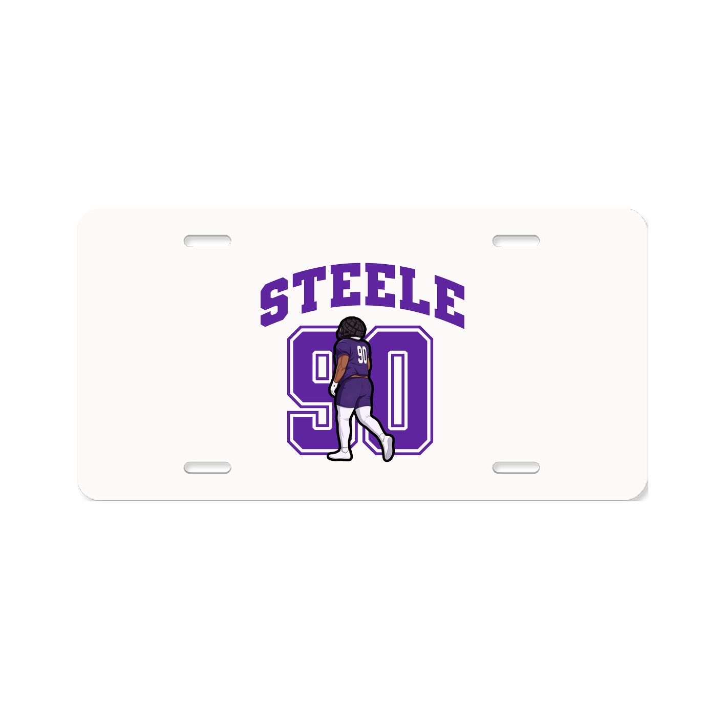 License Plate — Number in Classic