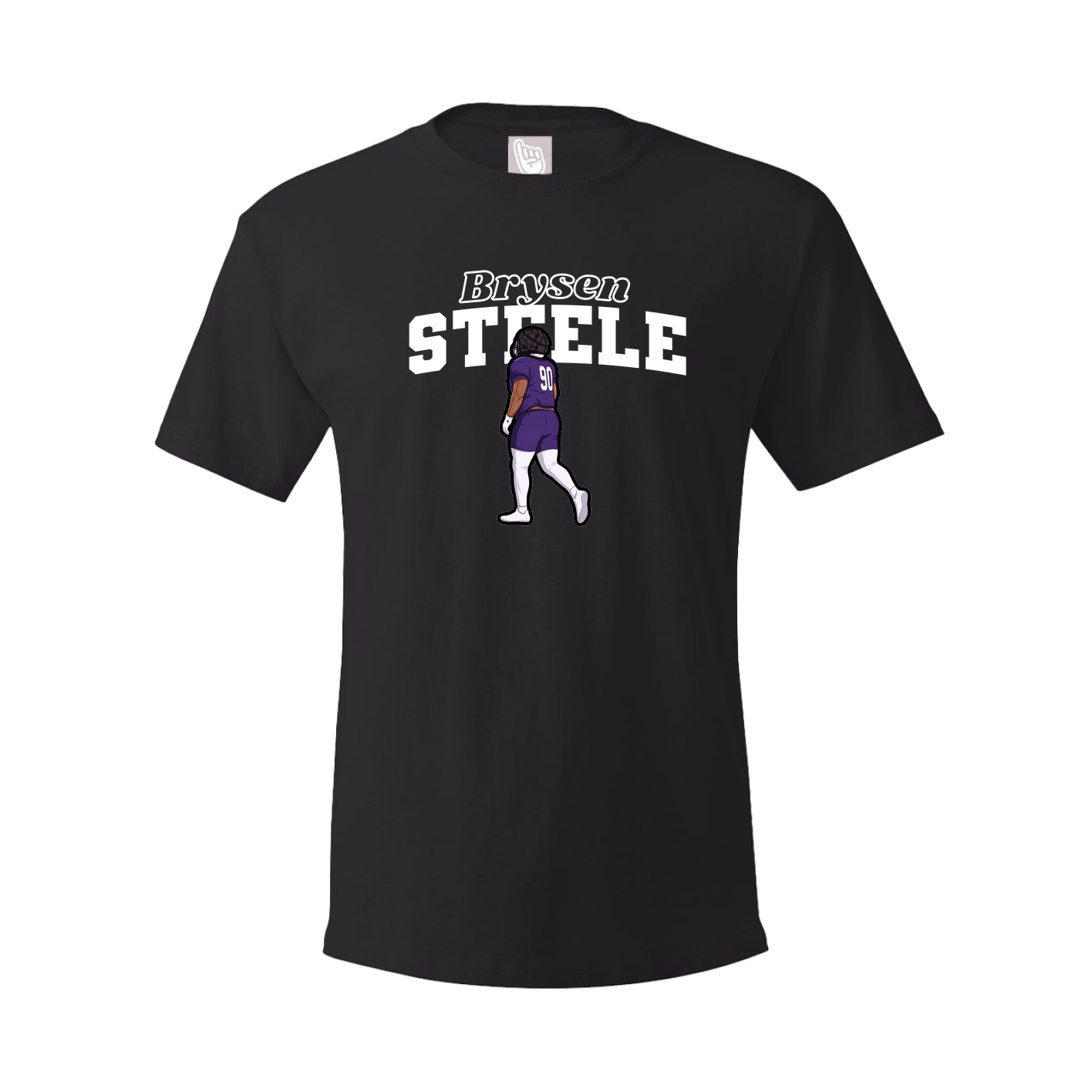 Youth Tee — Name Arch in Black