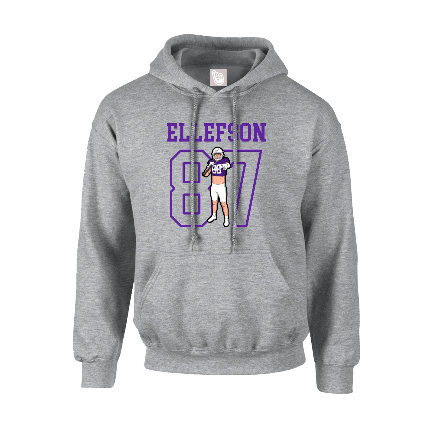Hoodie — Shirsey in Grey