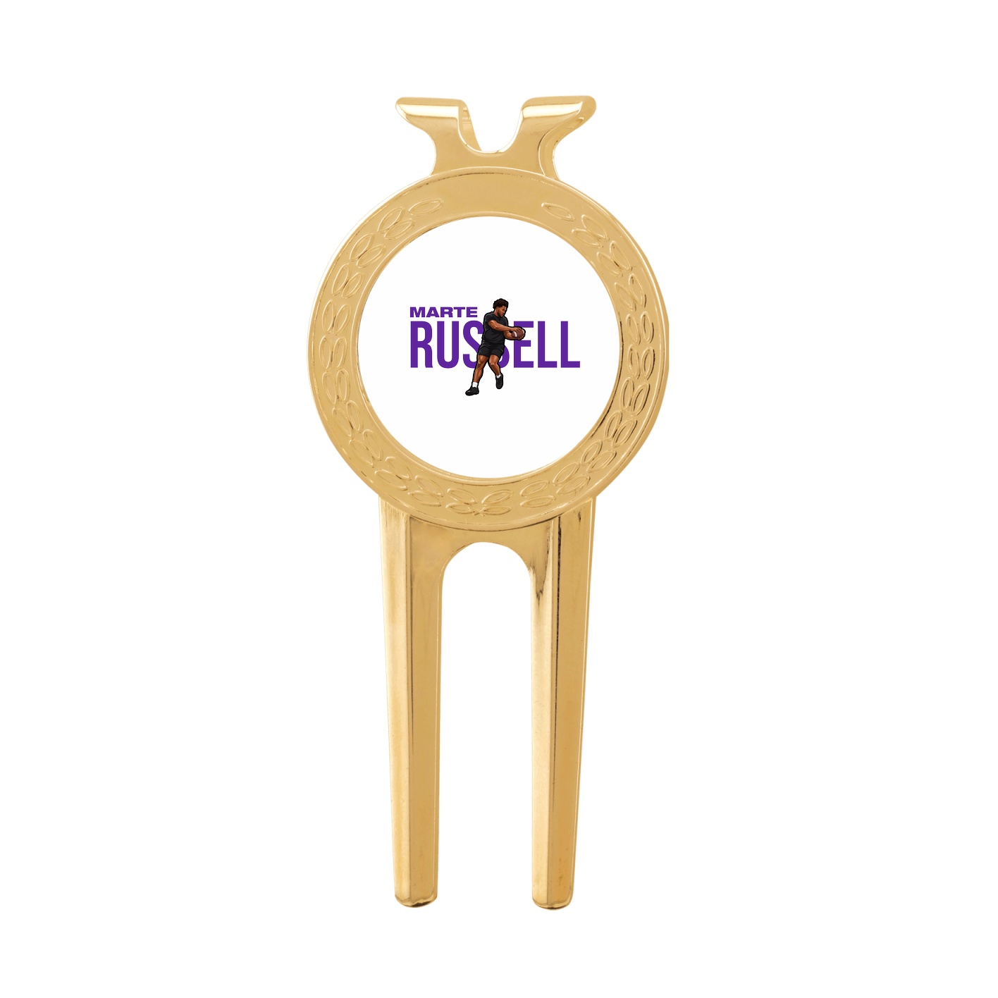 Divot Tool with Ball Marker — Player Name in Classic