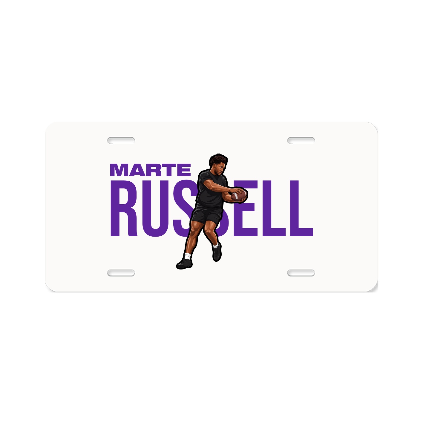 License Plate — Player Name in Classic