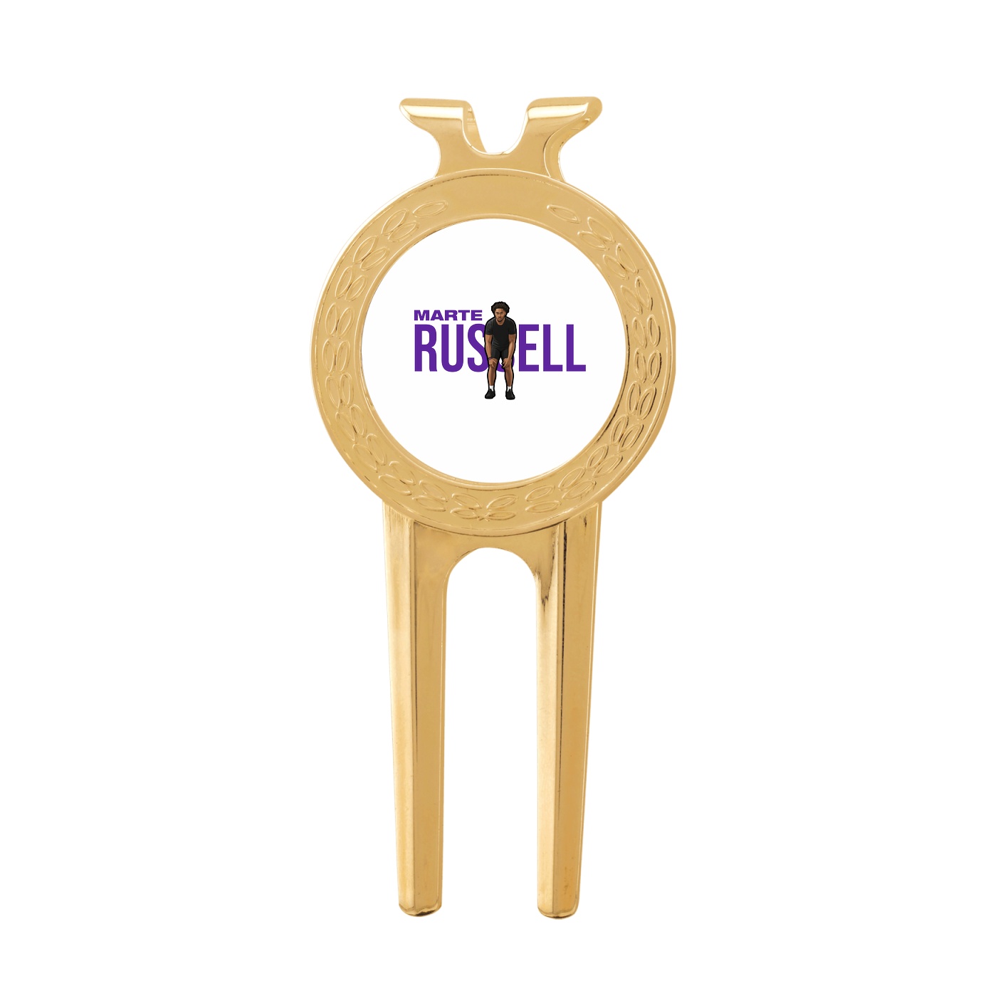 Divot Tool with Ball Marker — Player Name in Classic