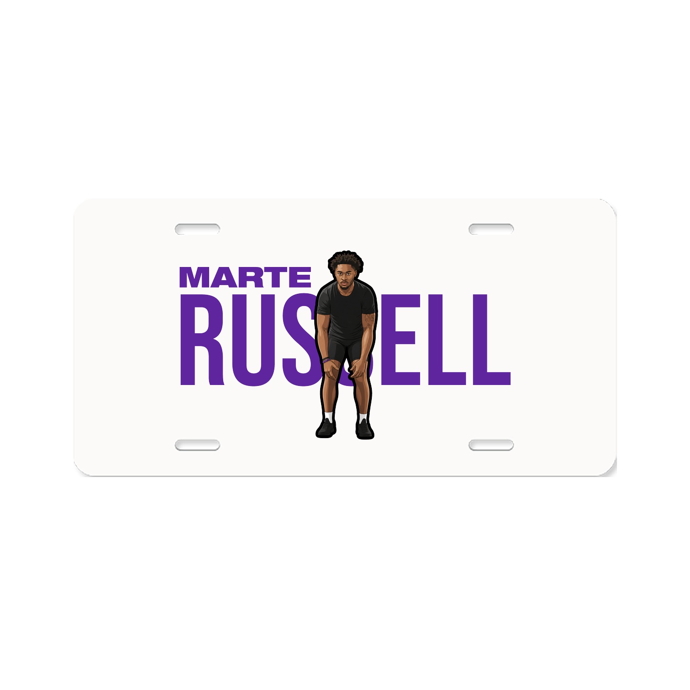 License Plate — Player Name in Classic