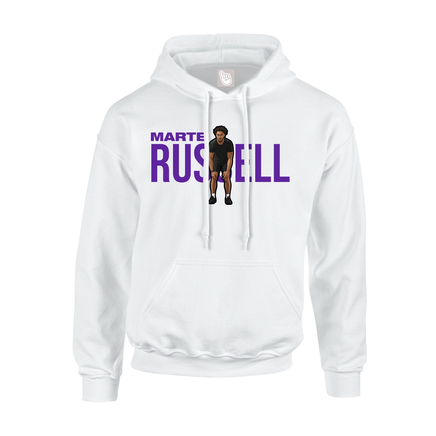Hoodie — Player Name in White