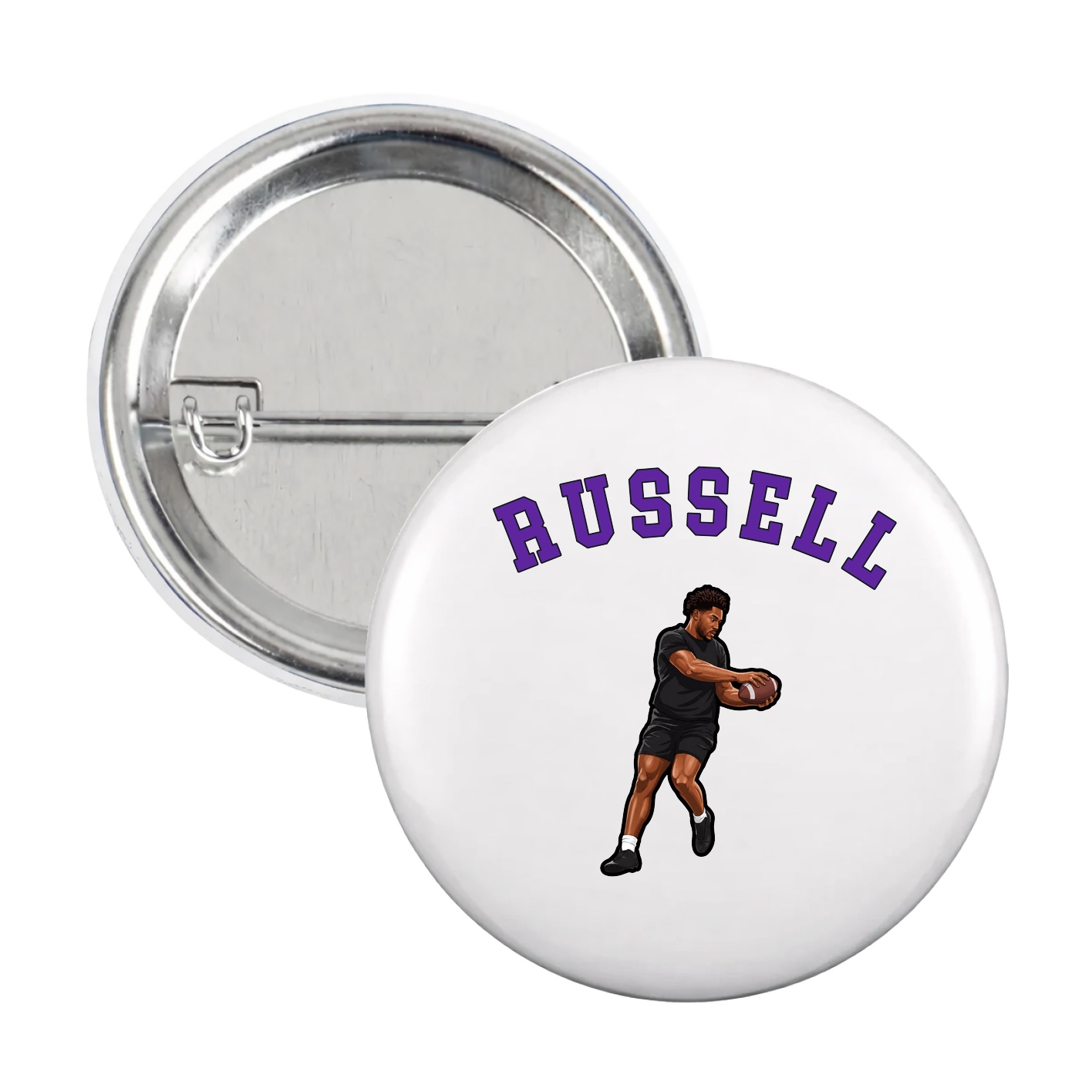 Game Day Button — Shirsey Arch in White