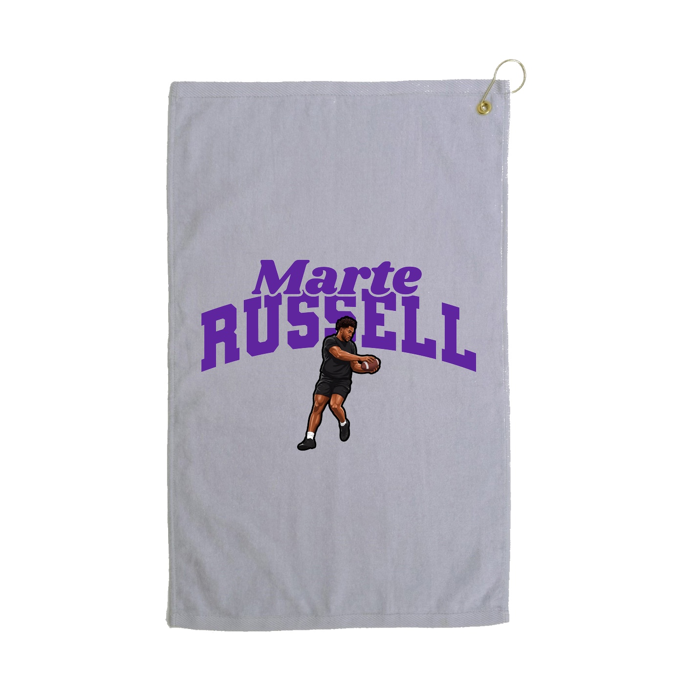 Golf Towel — Signature Arch in Grey