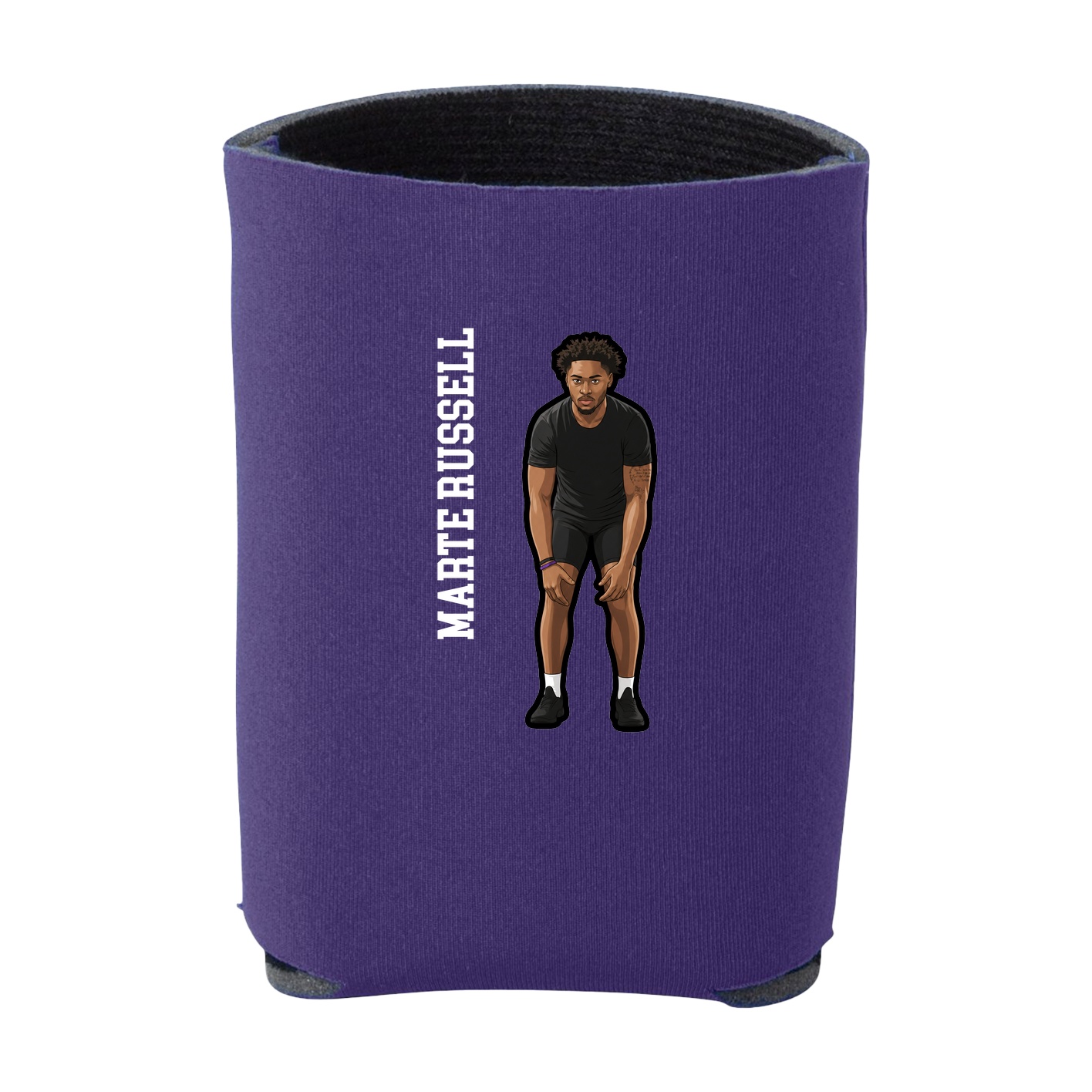 Can Holder — Name Vertical in Purple