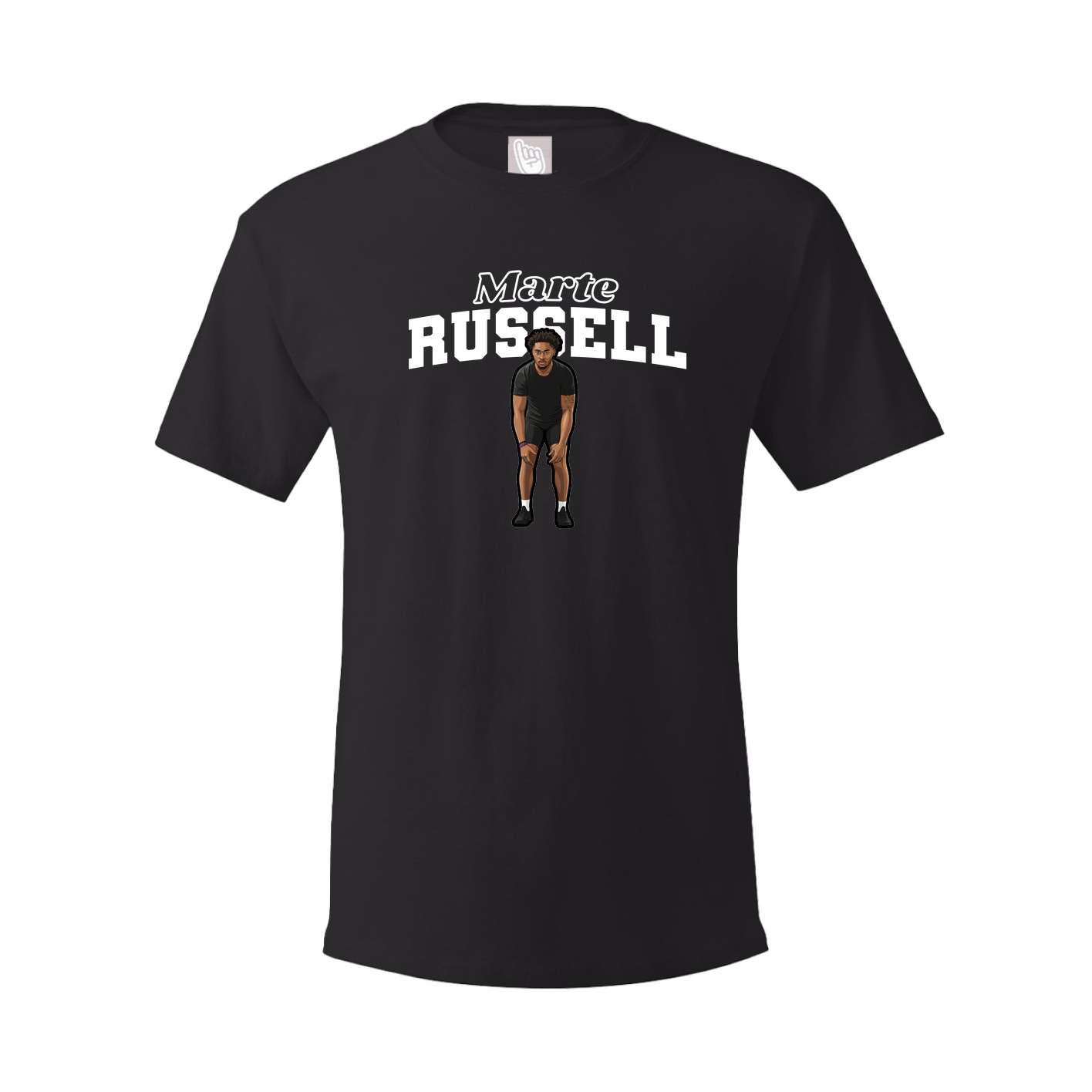 Youth Tee — Name Arch in Black