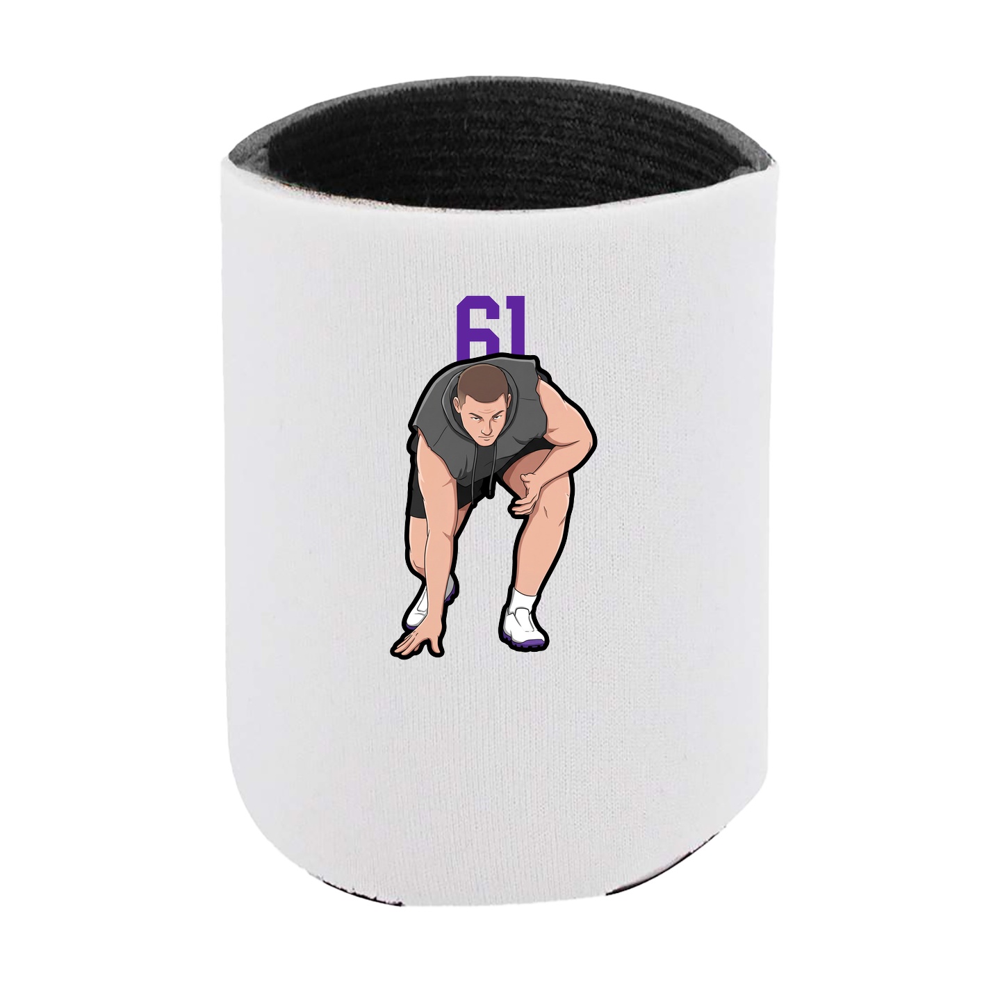 Can Holder — Number Top in White