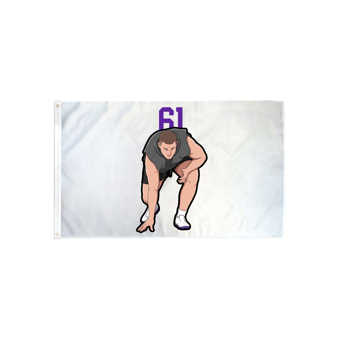 3x5 Flag — Number Top in Classic