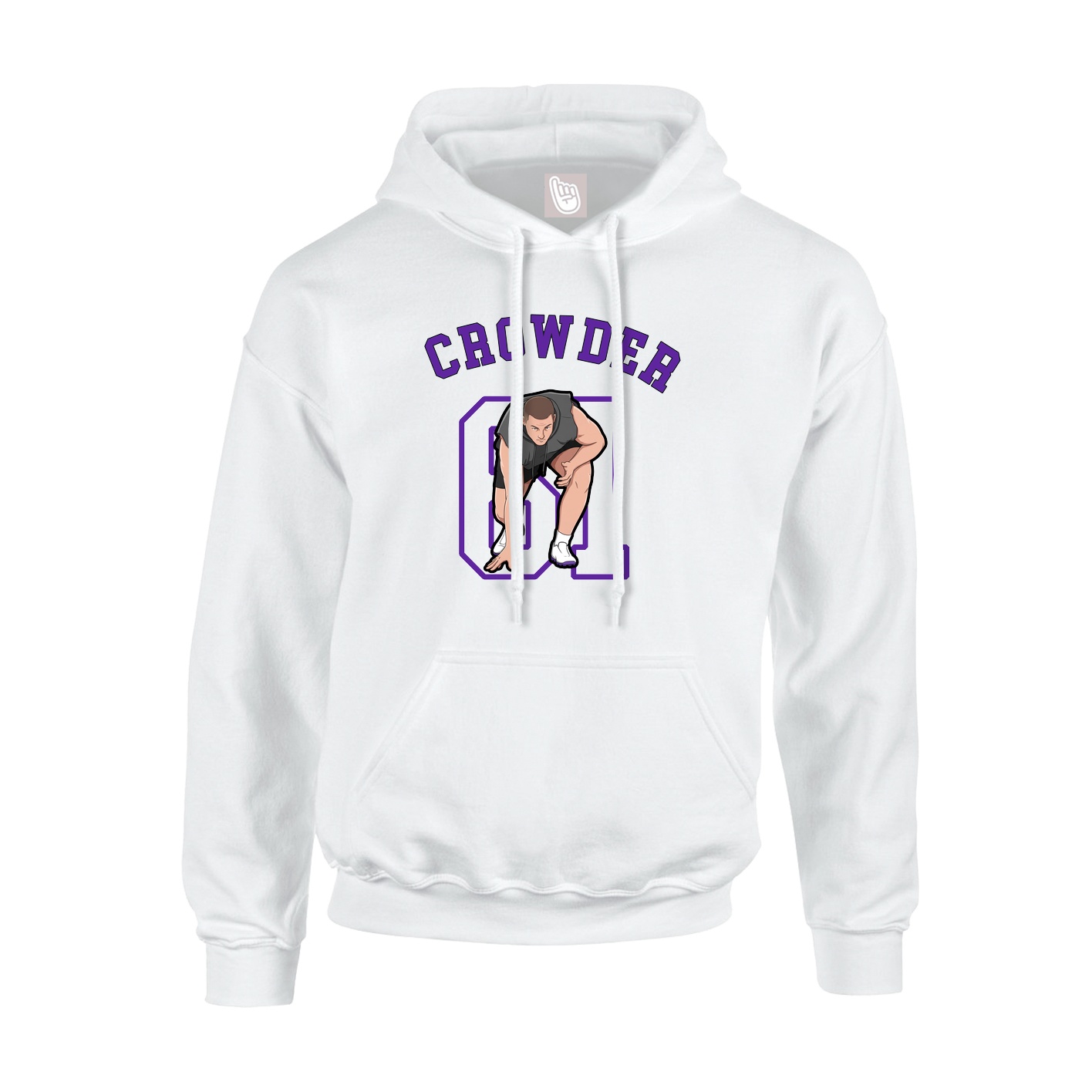 Hoodie — Shirsey Arch in White