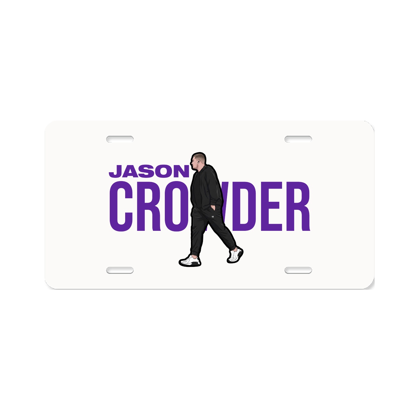 License Plate — Player Name in Classic