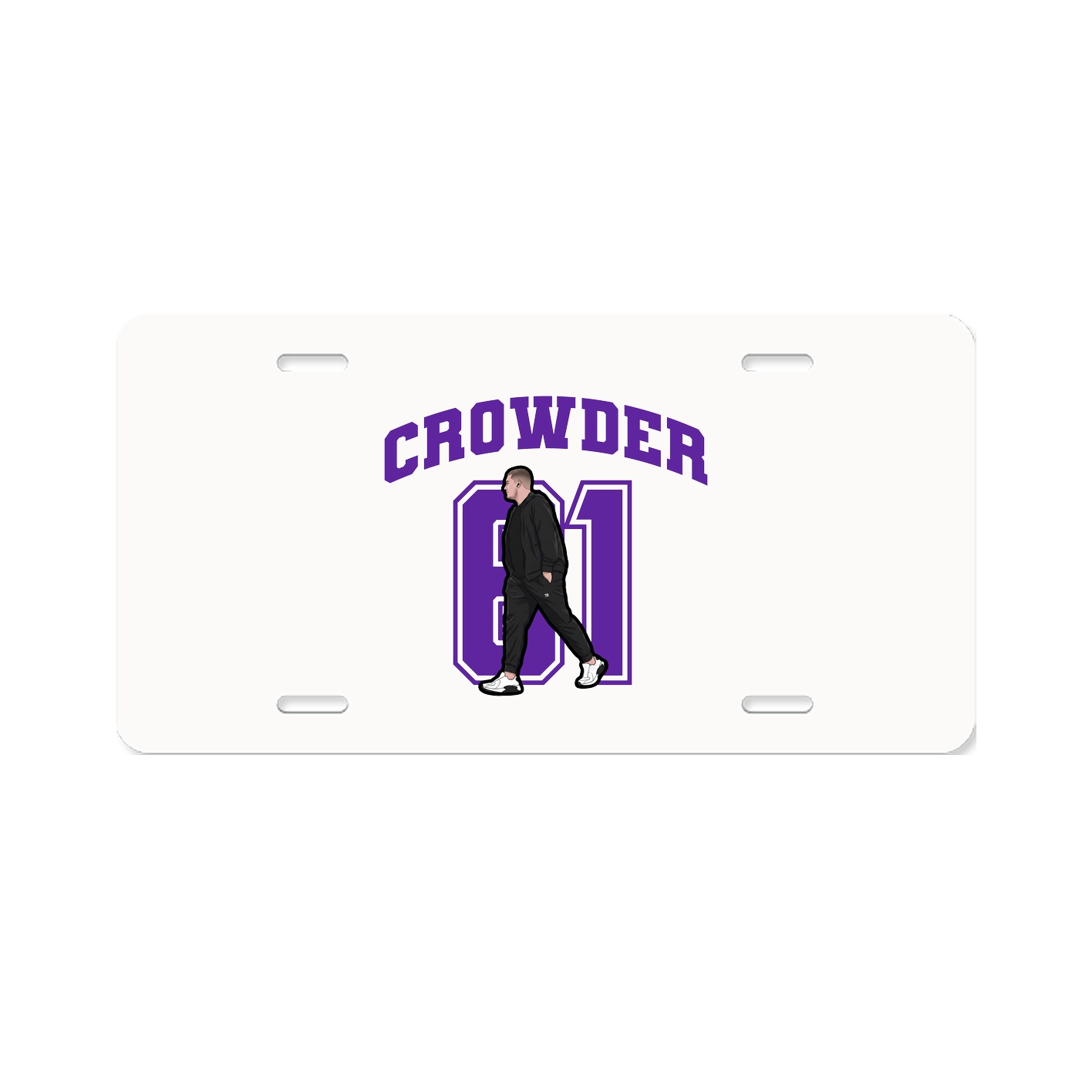 License Plate — Number in Classic