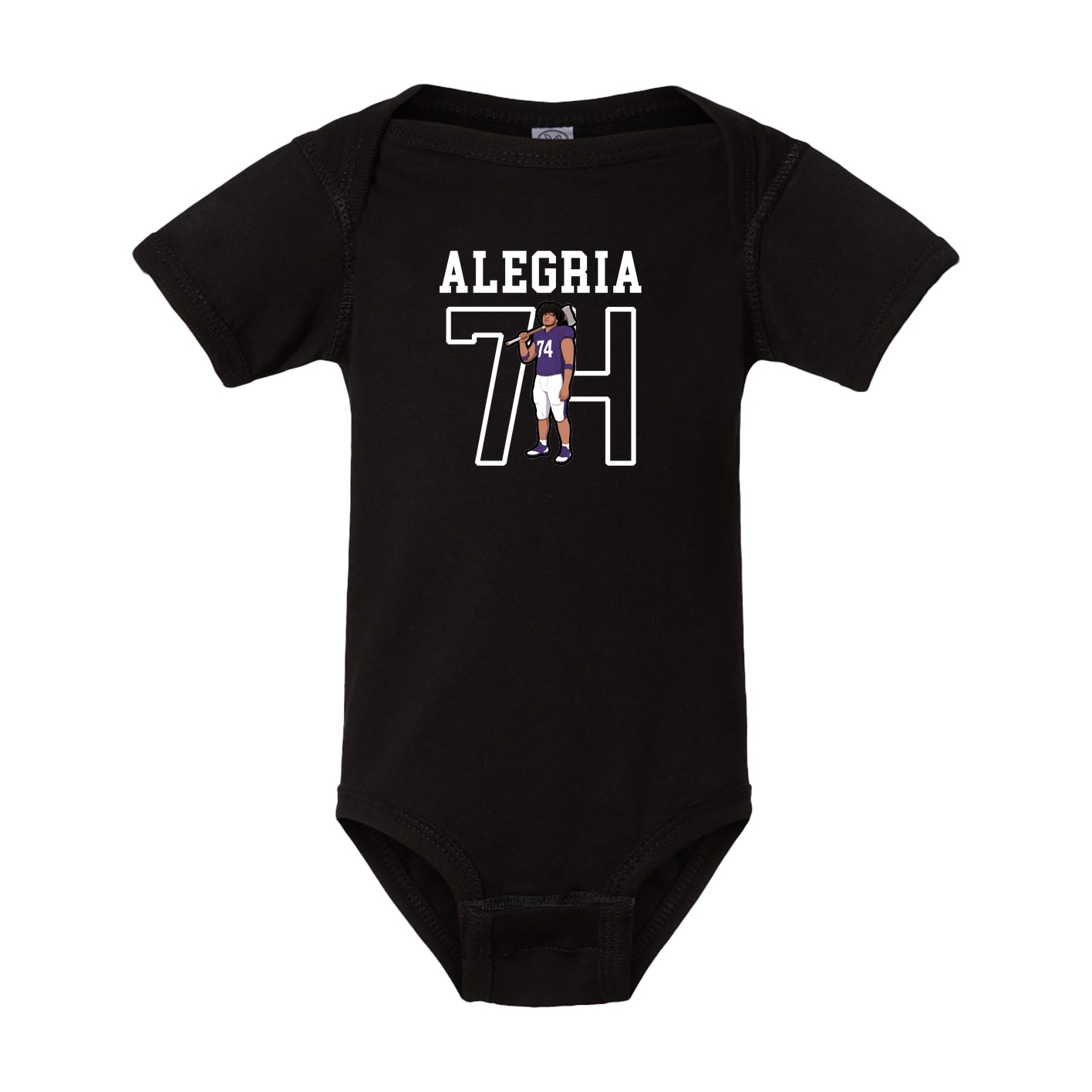 Baby Onesie — Shirsey in Black