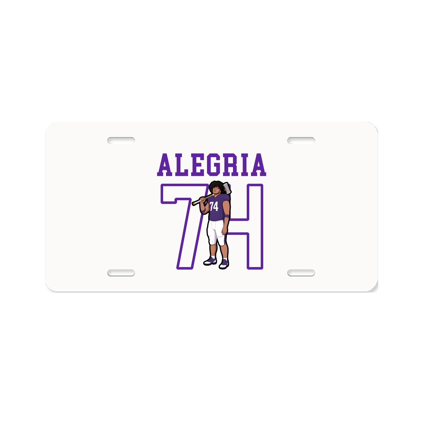 License Plate — Shirsey in Classic