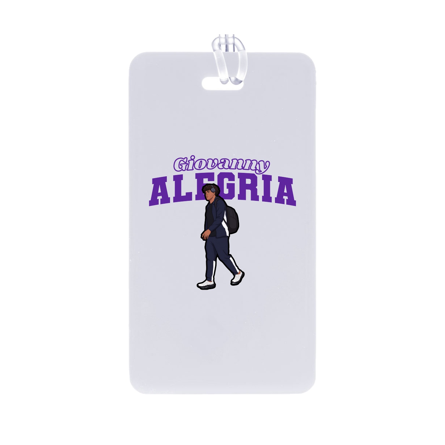 Bag Tag — Name Arch in Classic