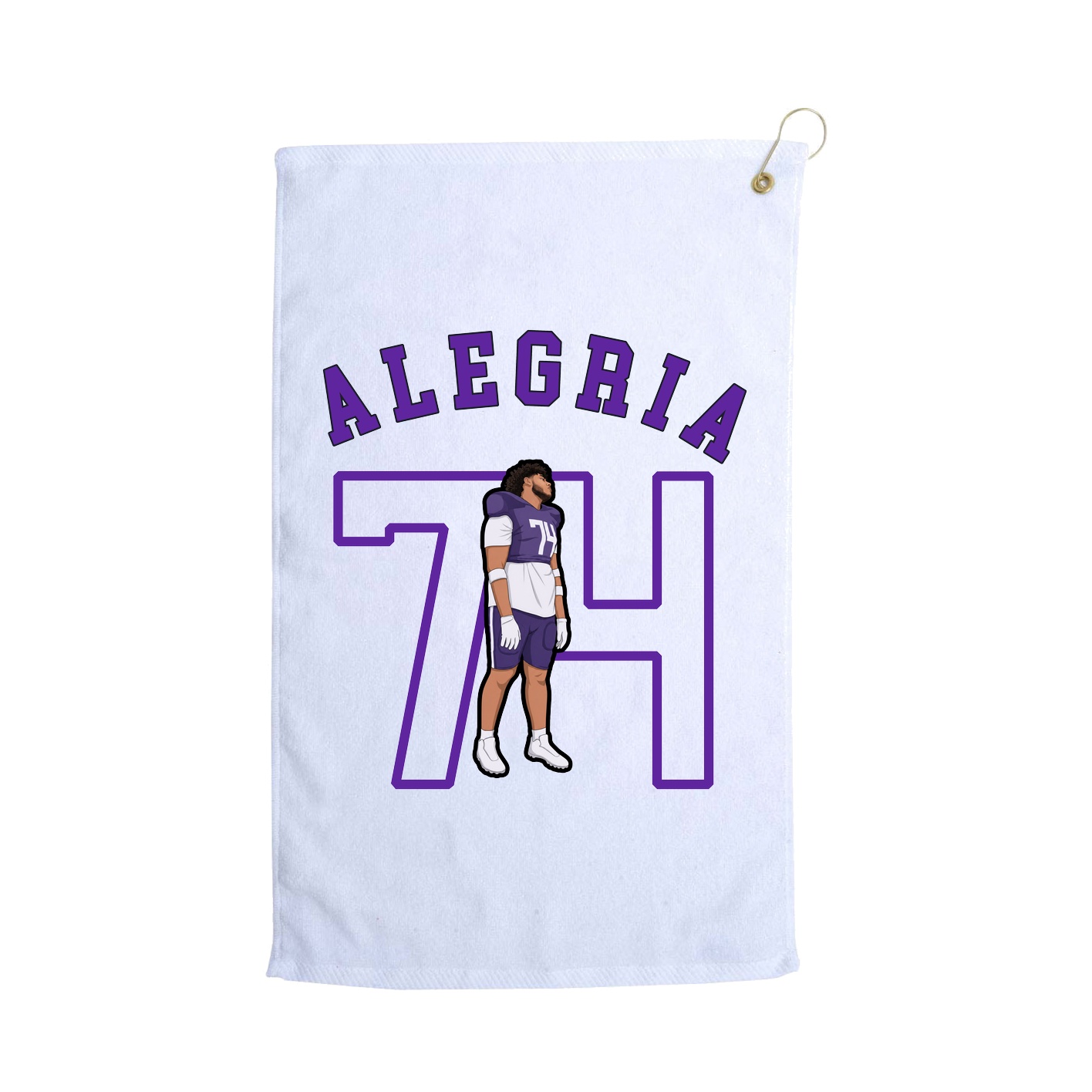 Golf Towel — Shirsey Arch in White