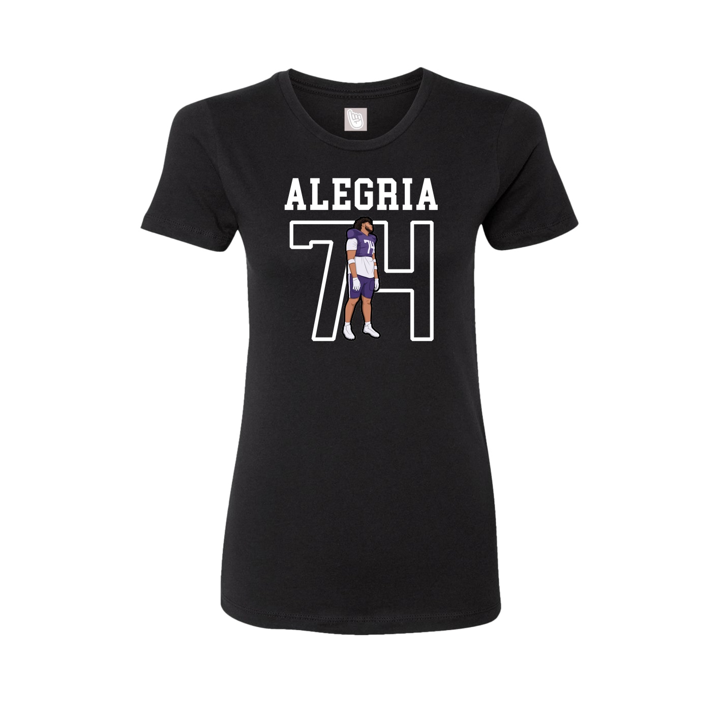 Fitted Women's Tee — Shirsey in Black
