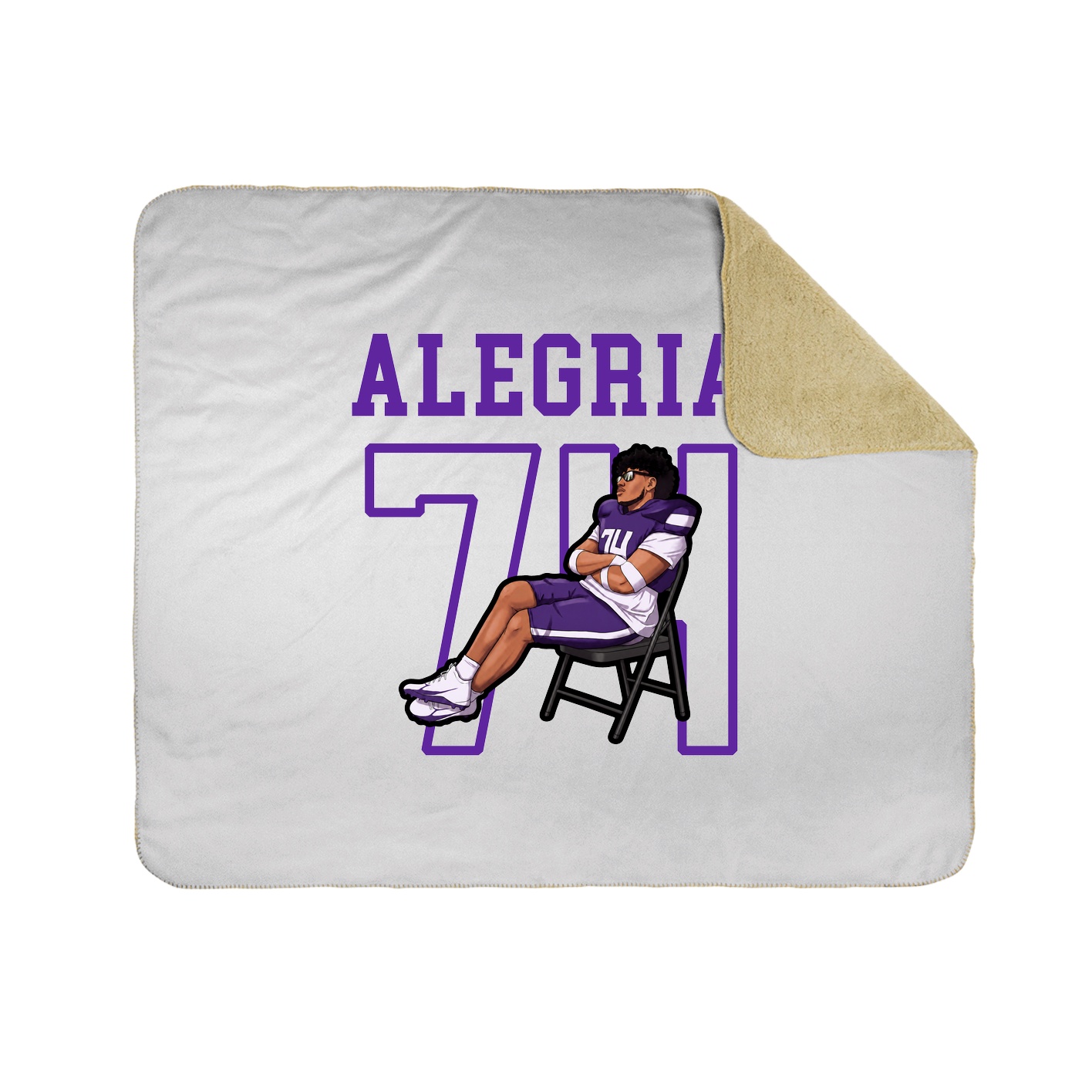 Throw Blanket — Shirsey in White