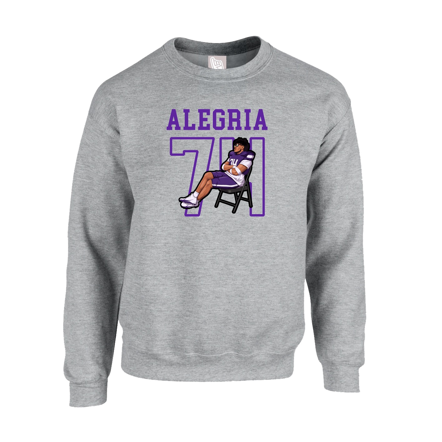 Fleece Crew — Shirsey in Grey
