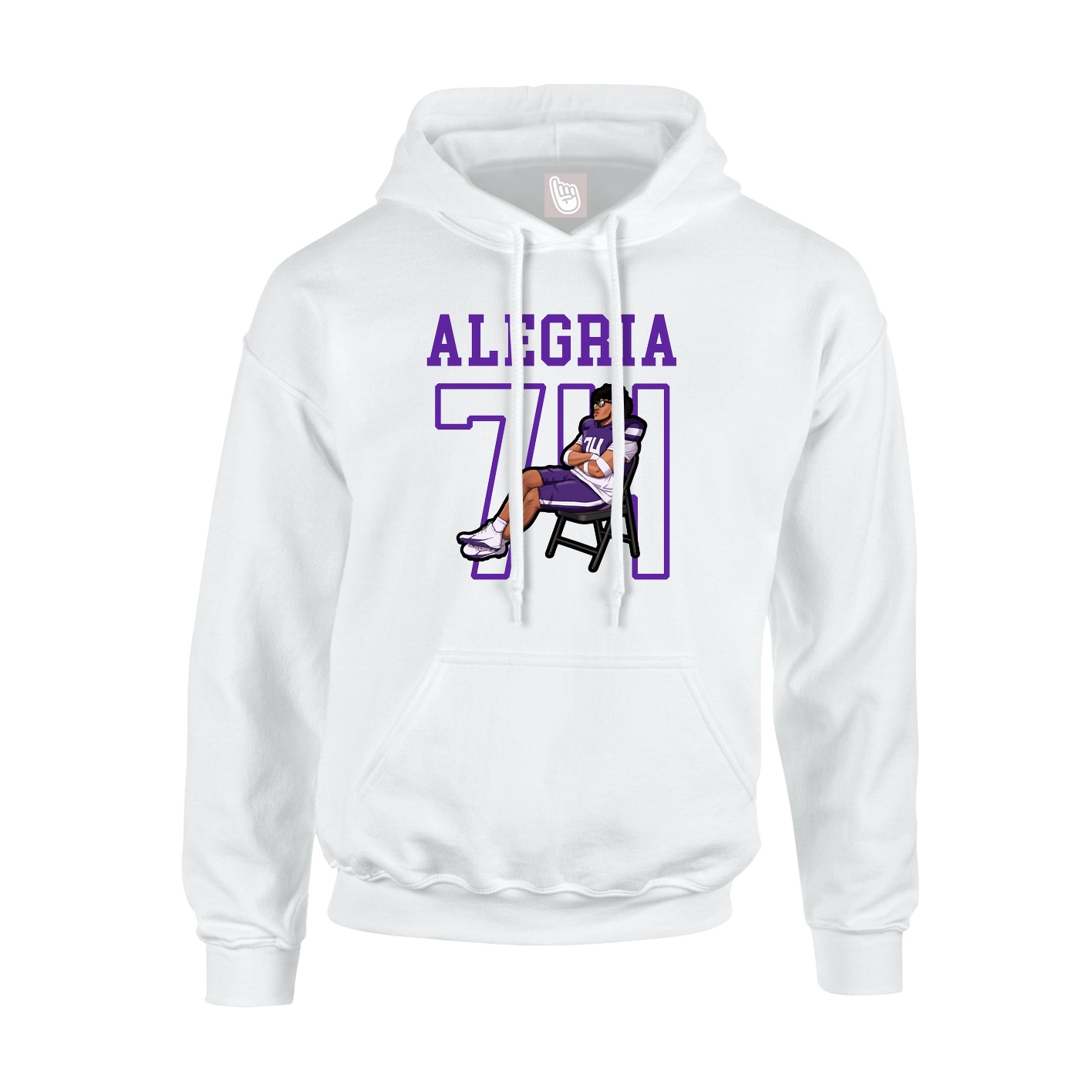 Youth Hoodie — Shirsey in White
