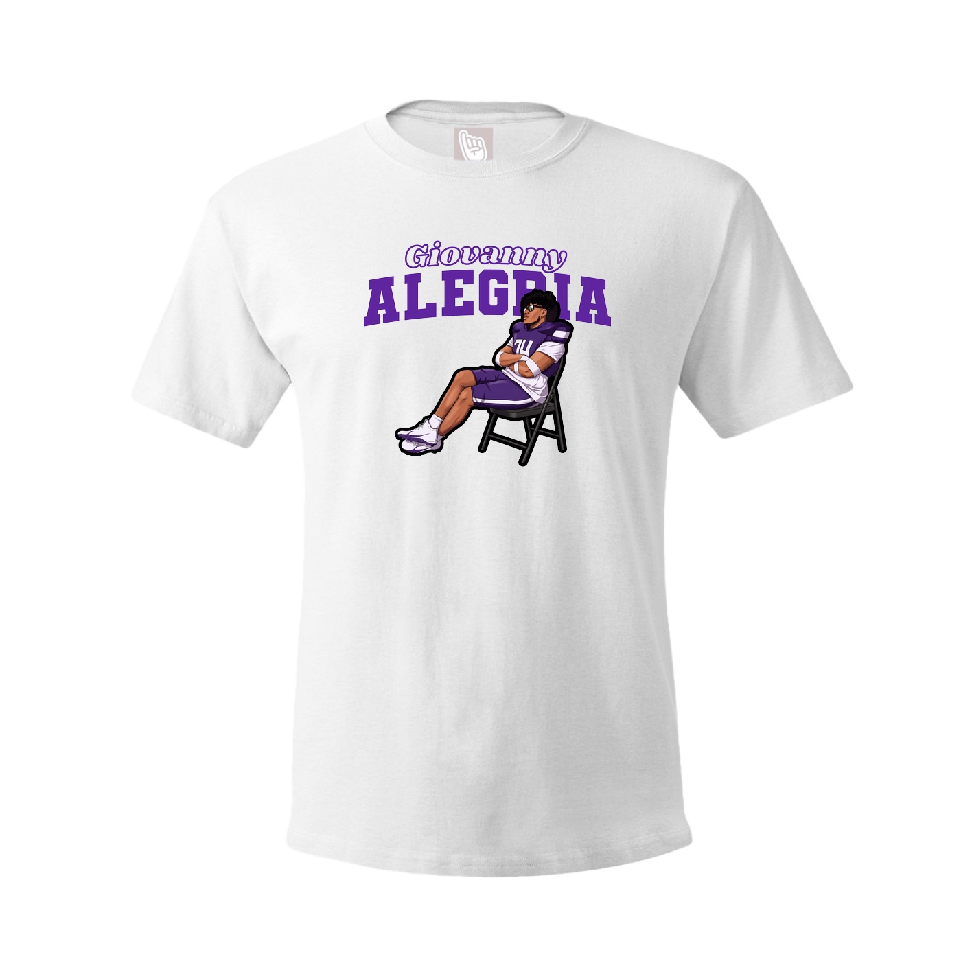 Tee — Name Arch in White