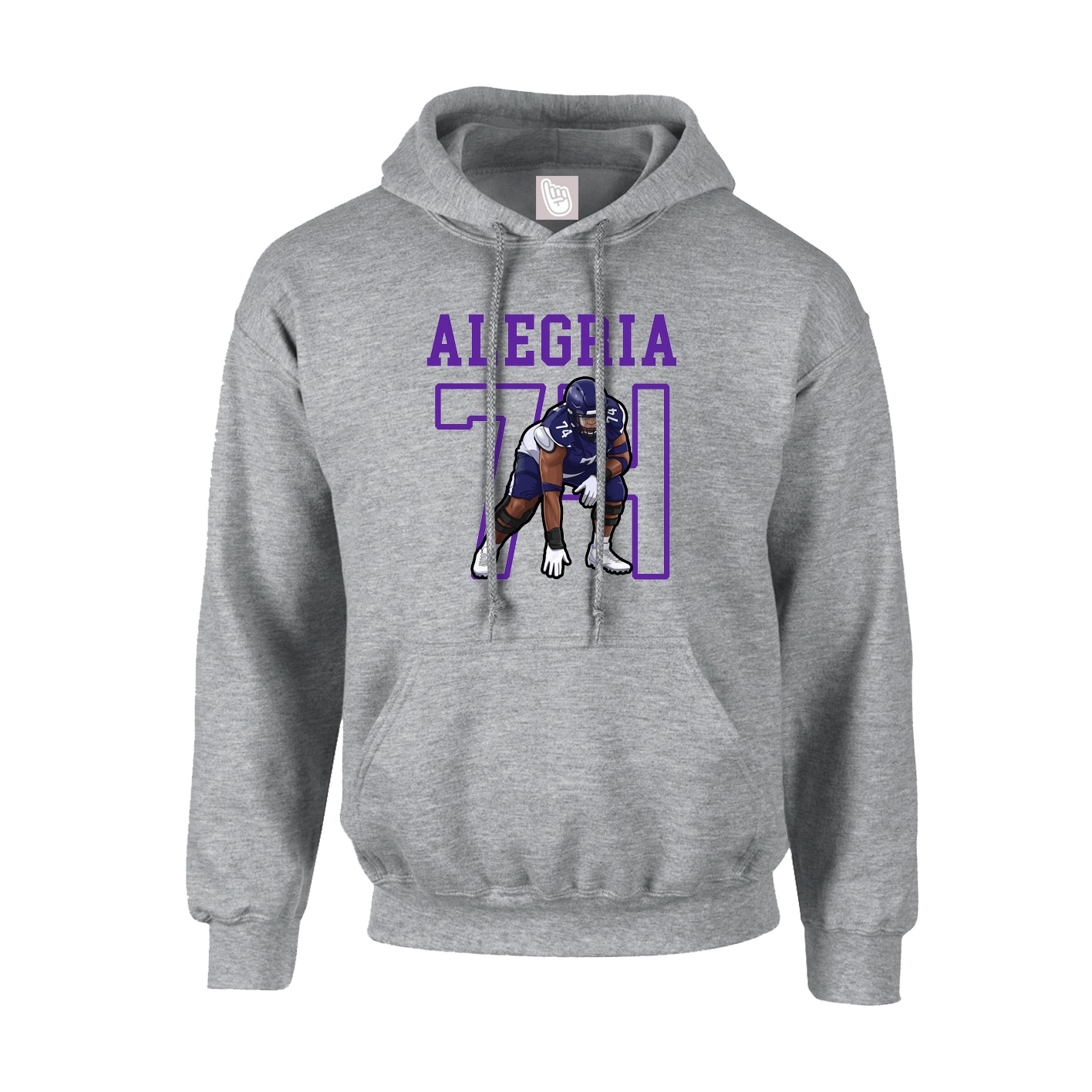 Hoodie — Shirsey in Grey