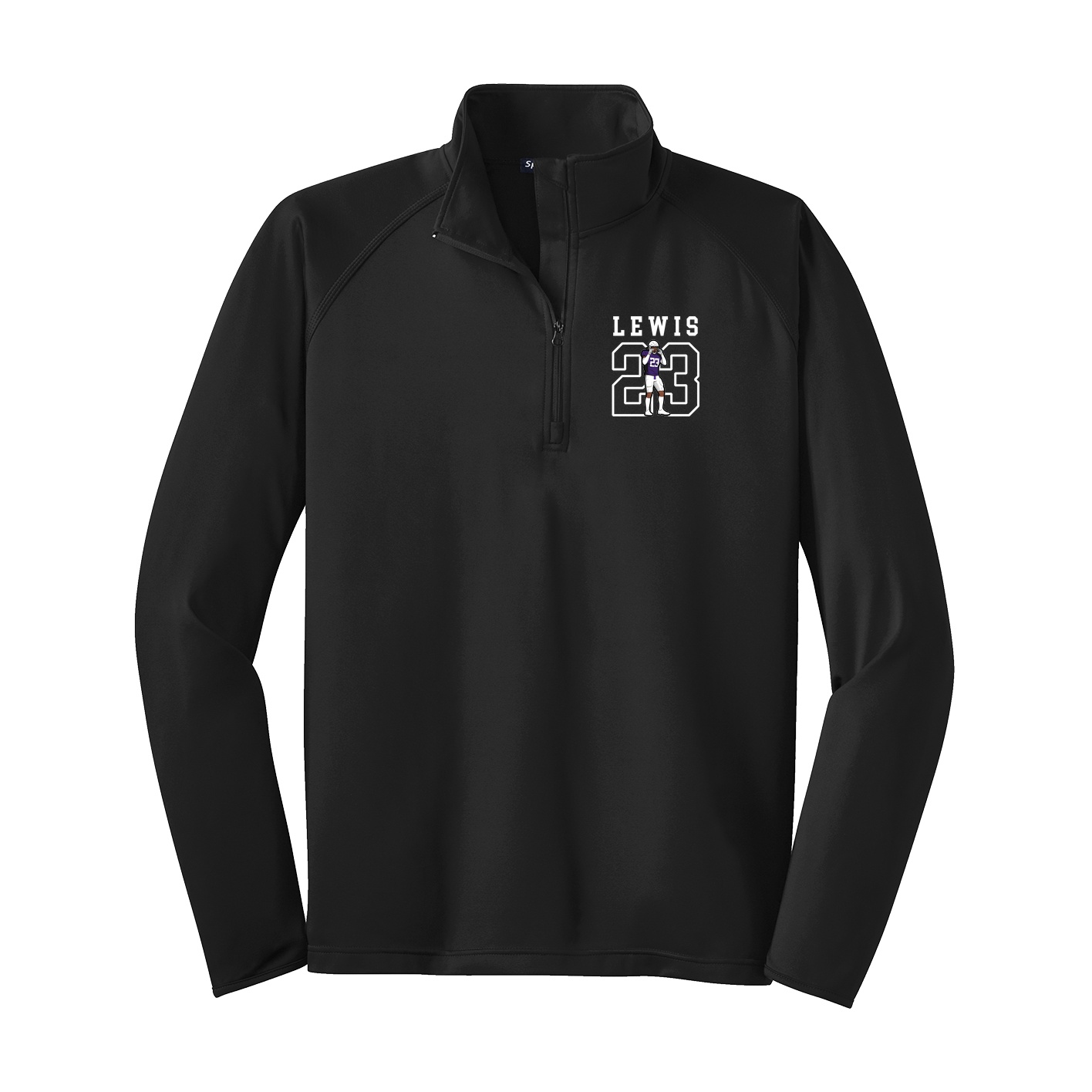 Q-Zip Pullover — Shirsey in Black