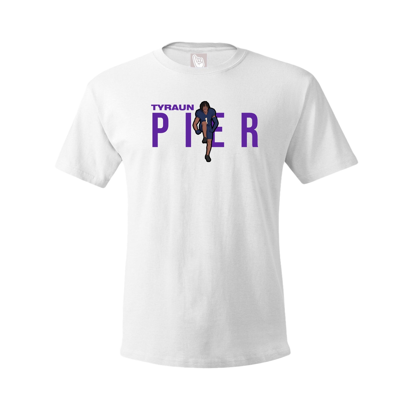 Youth Tee — Player Name in White