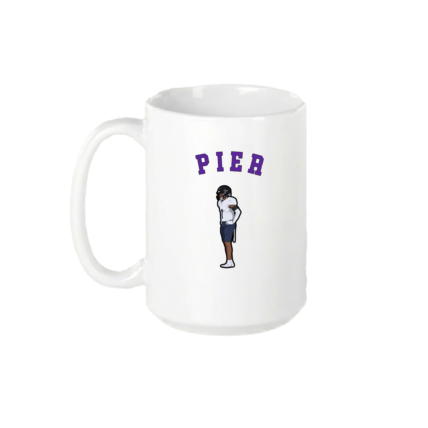 15oz Coffee Mug — Shirsey Arch in White