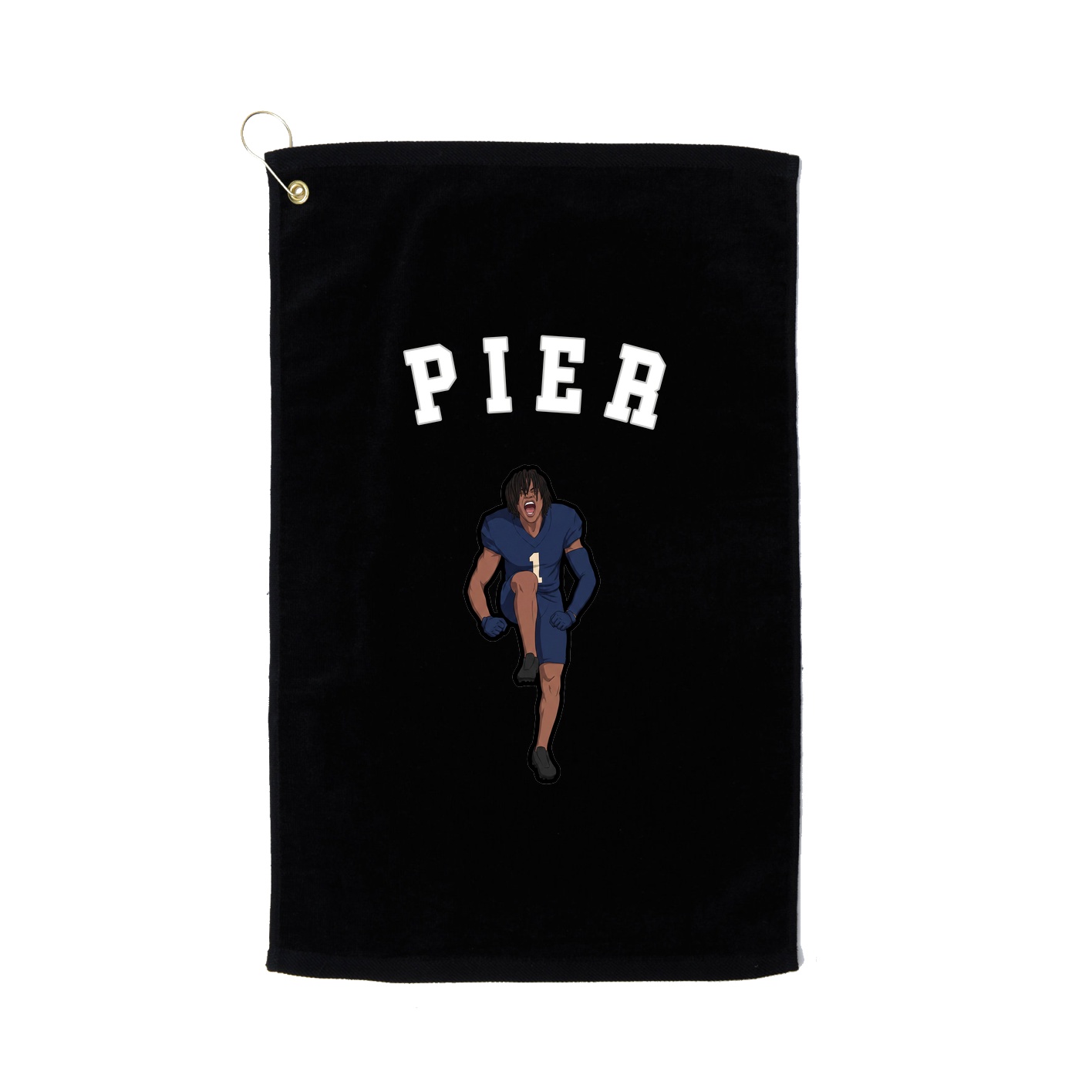 Golf Towel — Shirsey Arch in Black