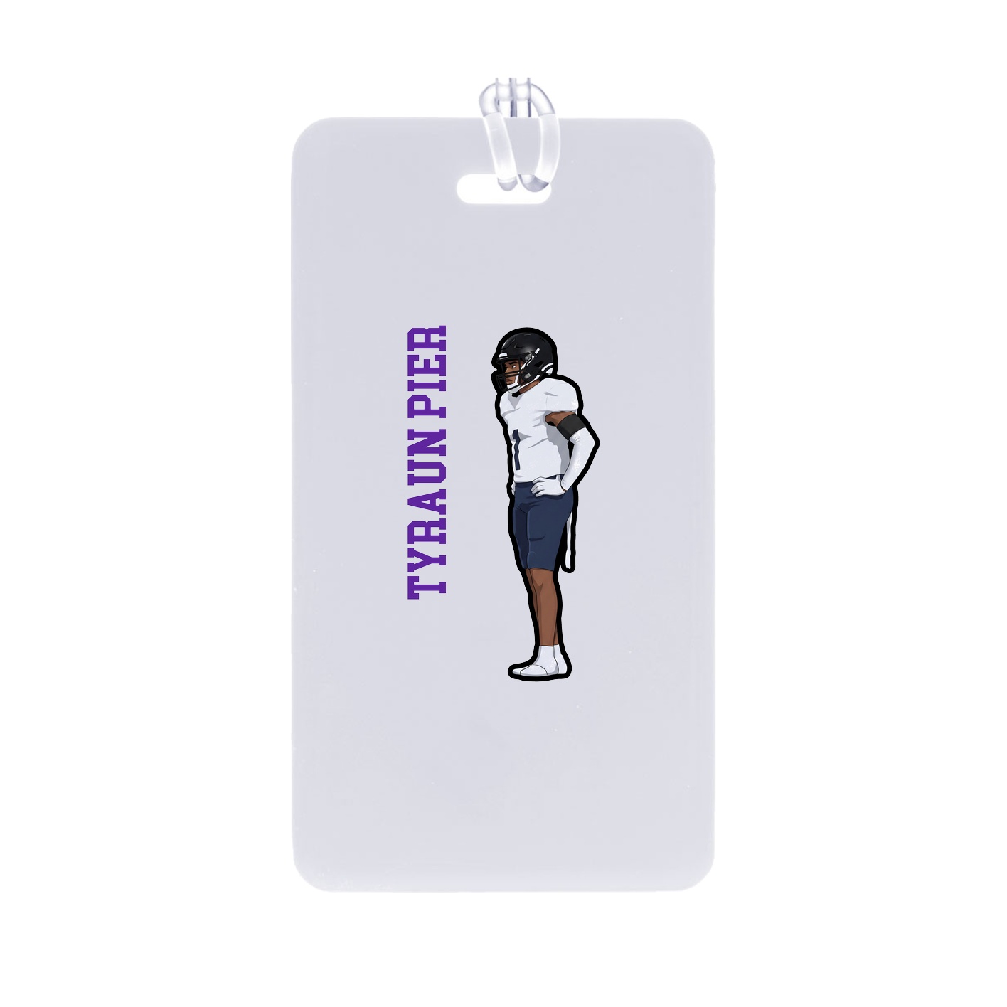 Bag Tag — Name Vertical in Classic