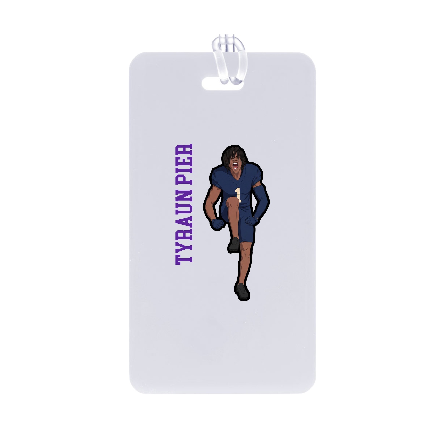 Bag Tag — Name Vertical in Classic